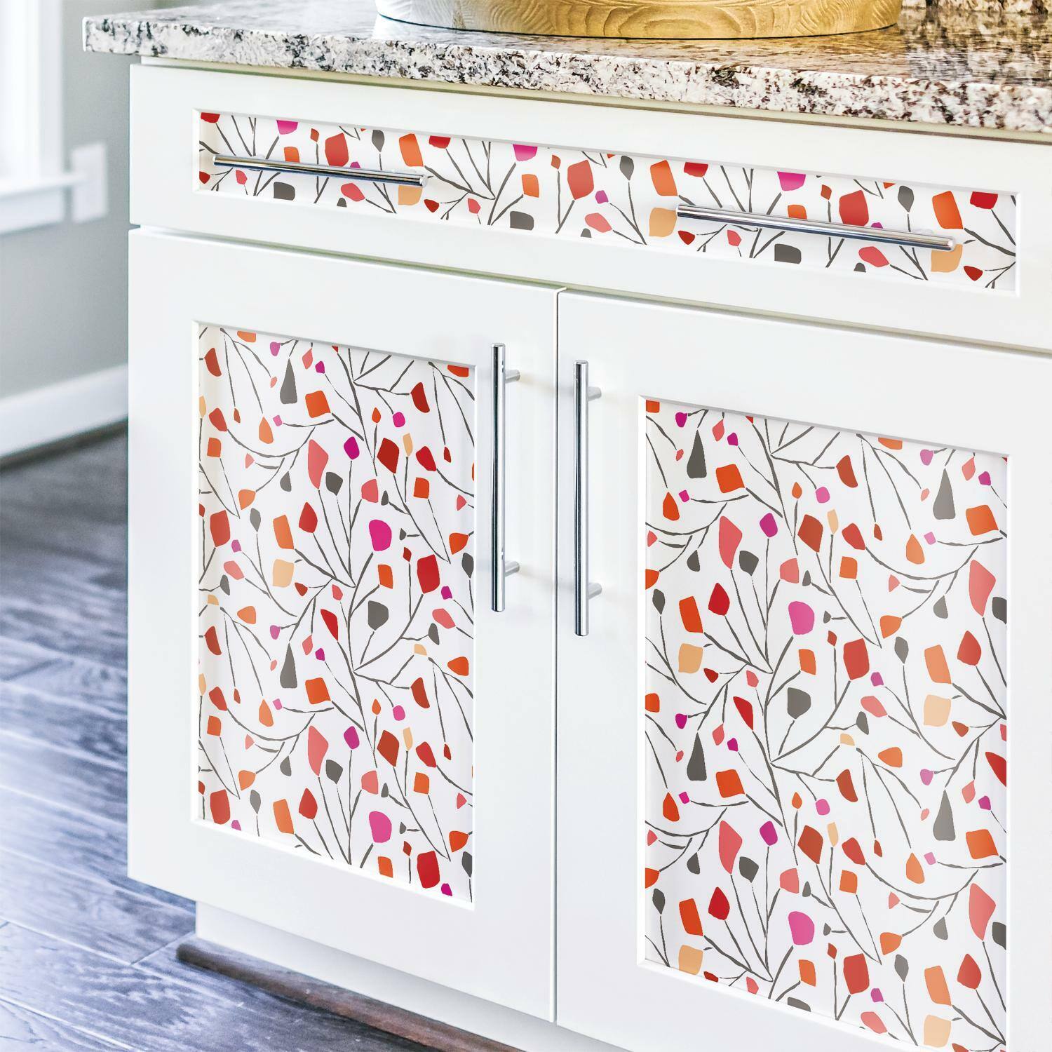 RoomMates Red Terrazzo Branch Peel & Stick Wallpaper