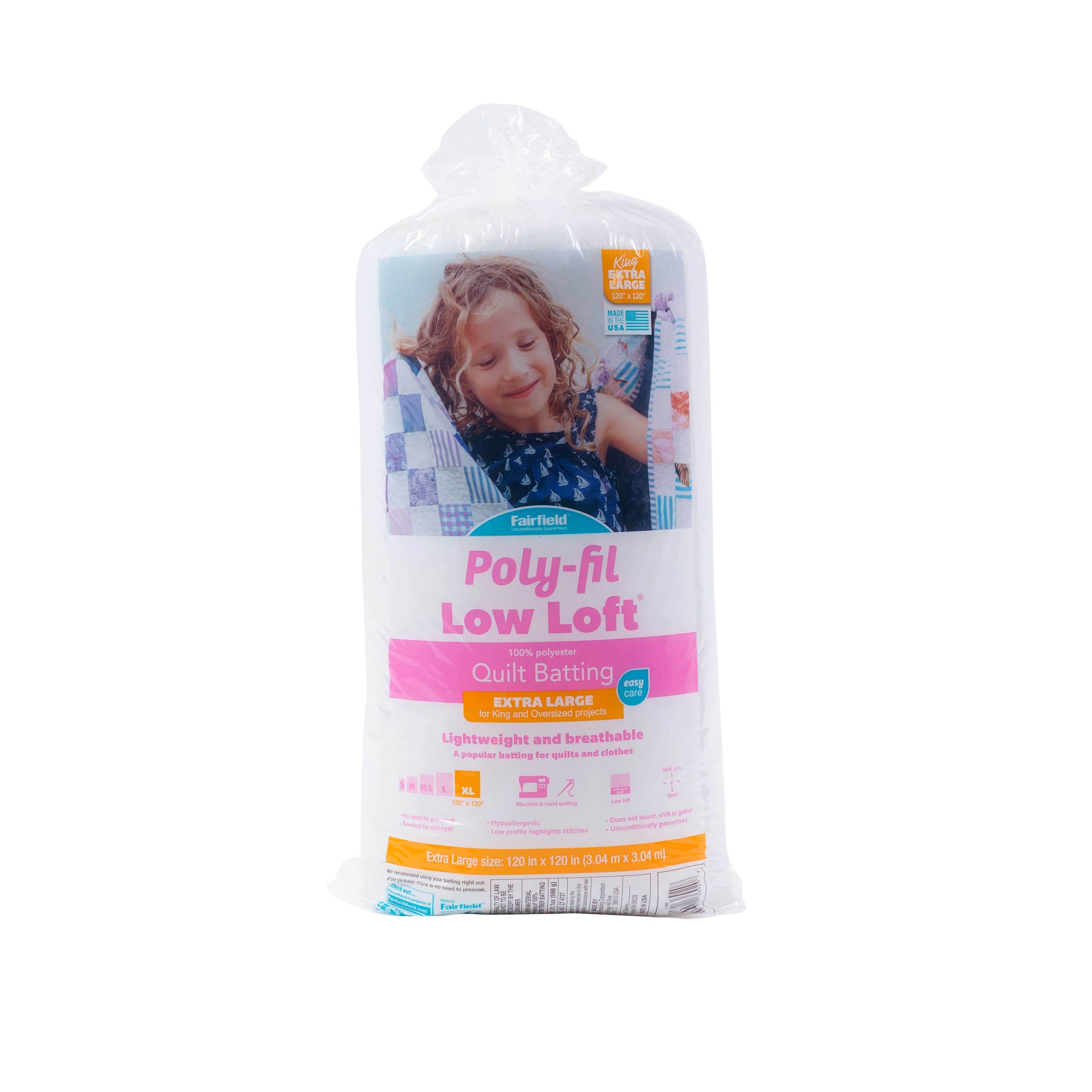 Poly-Fil Low-Loft® Quilt Batting, 120