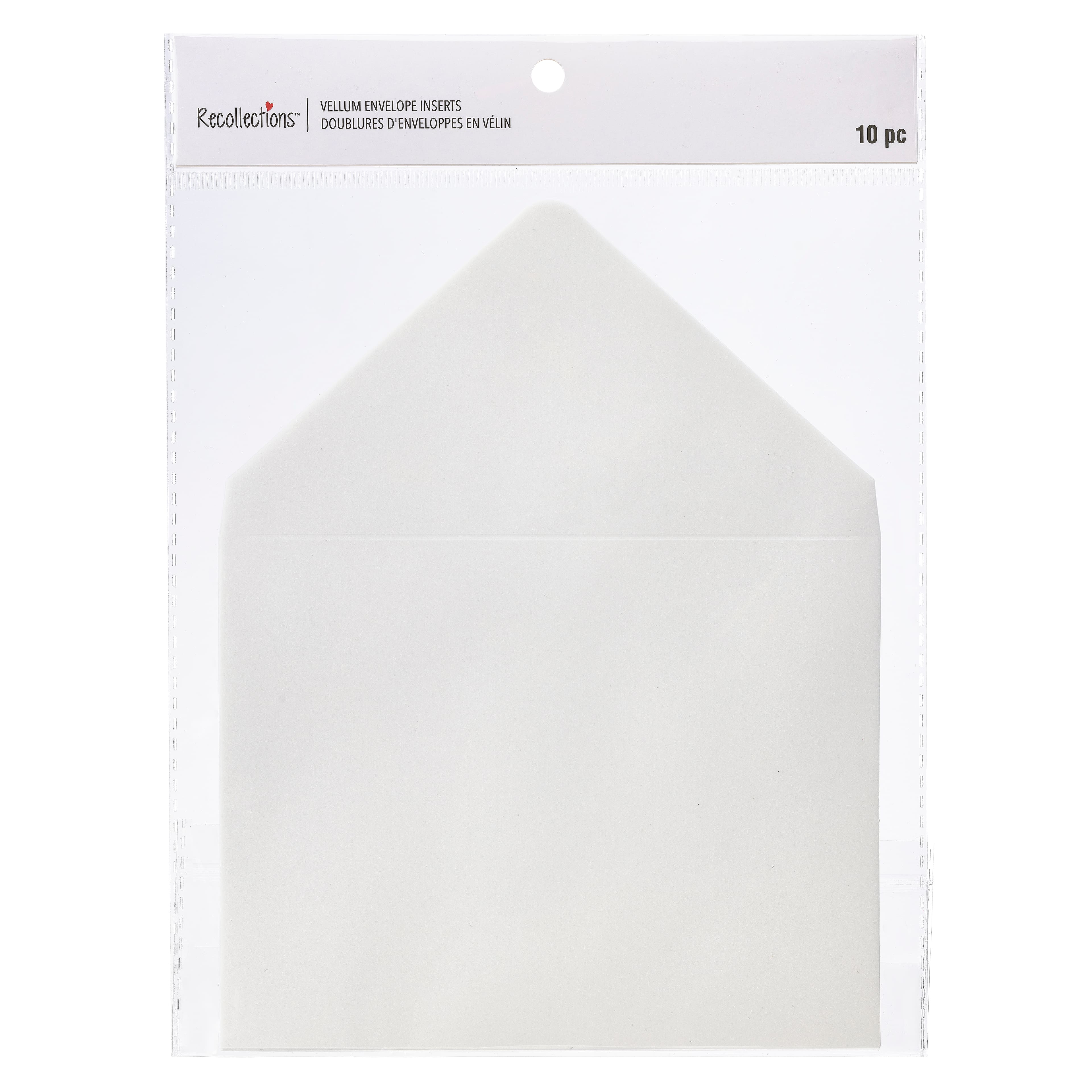 A7 White Vellum Envelope Inserts by Recollections™, 10ct.