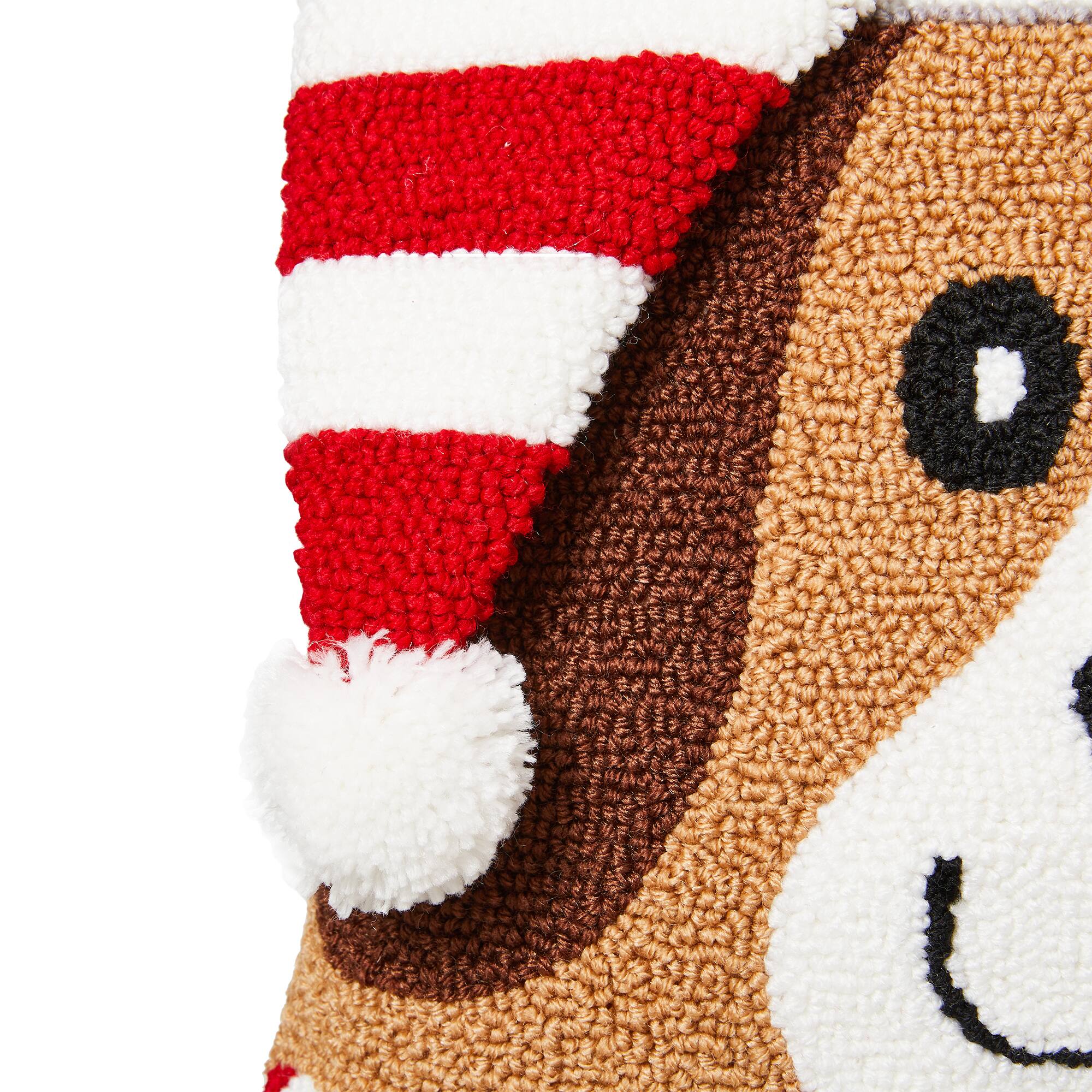 Glitzhome® Hooked 3D Woof Throw Pillow