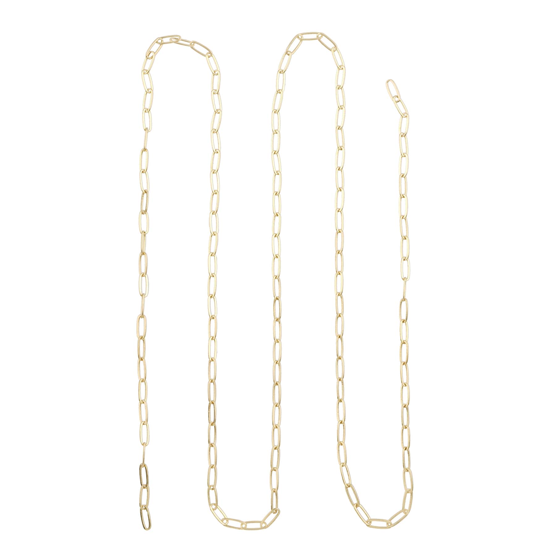 36&#x22; Paperclip Necklace Chain by Bead Landing&#x2122;