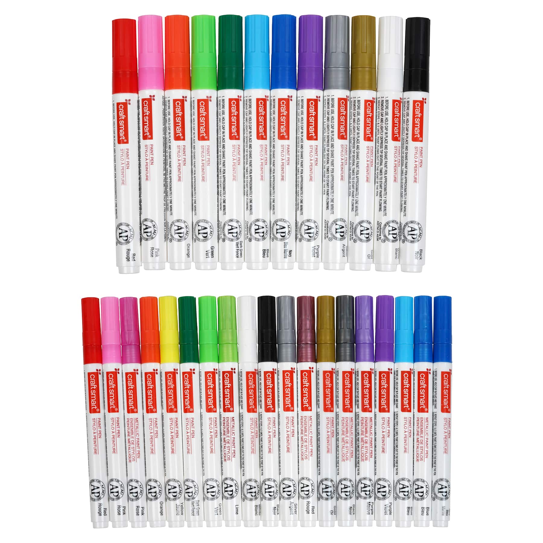 6 Packs: 48 ct. (288 total) Medium & Broad Oil Paint Pens by Craft Smart®