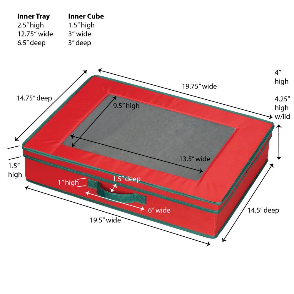 Household Essentials 19" Flatware Storage Box