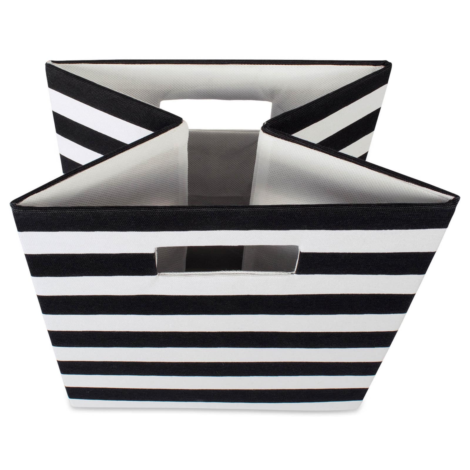 DII&#xAE; Striped Square Storage Cube