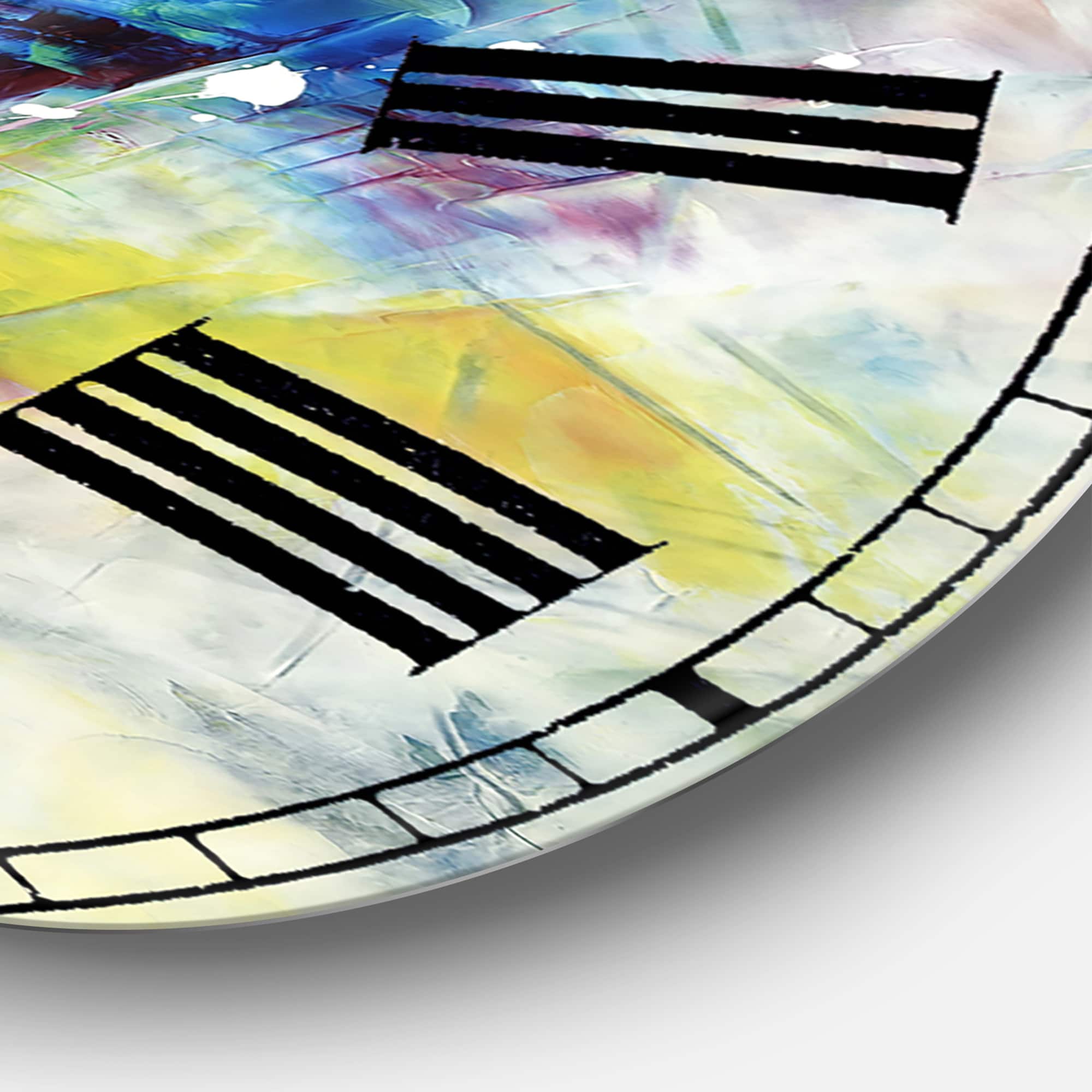 Designart 'Follow Your Dreams Large Modern Wall Clock