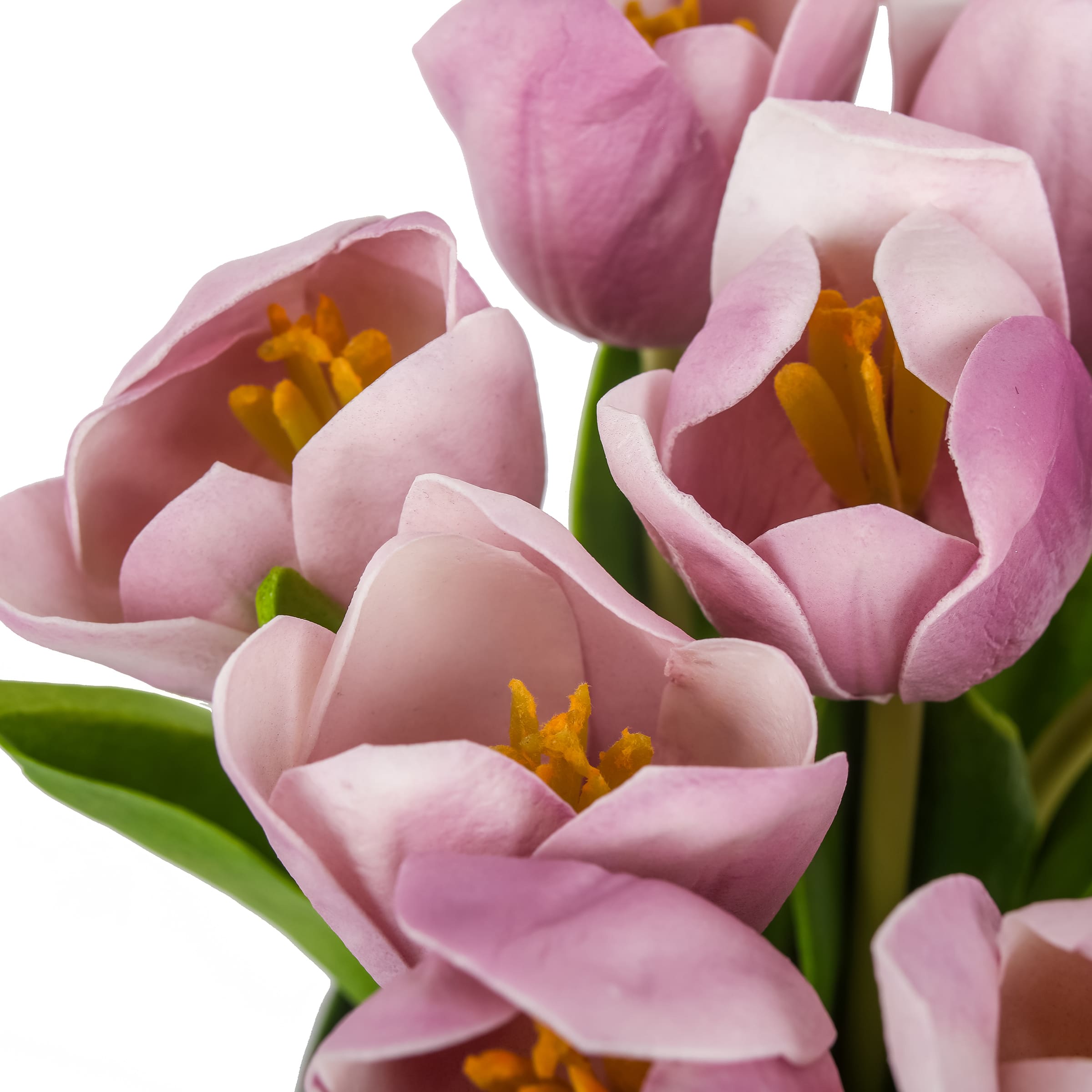 9" Tulip Bouquet in Metal Pot