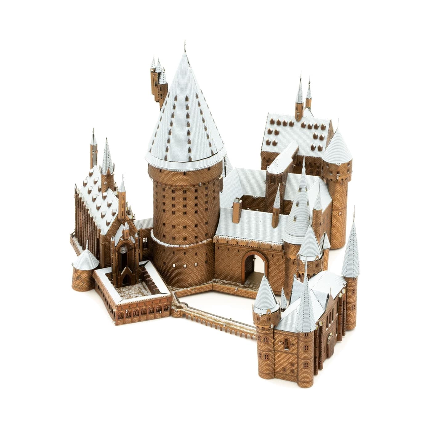 Metal Earth&#xAE; ICONX Harry Potter&#x2122; Hogwarts in Snow 3D Metal Model Kit