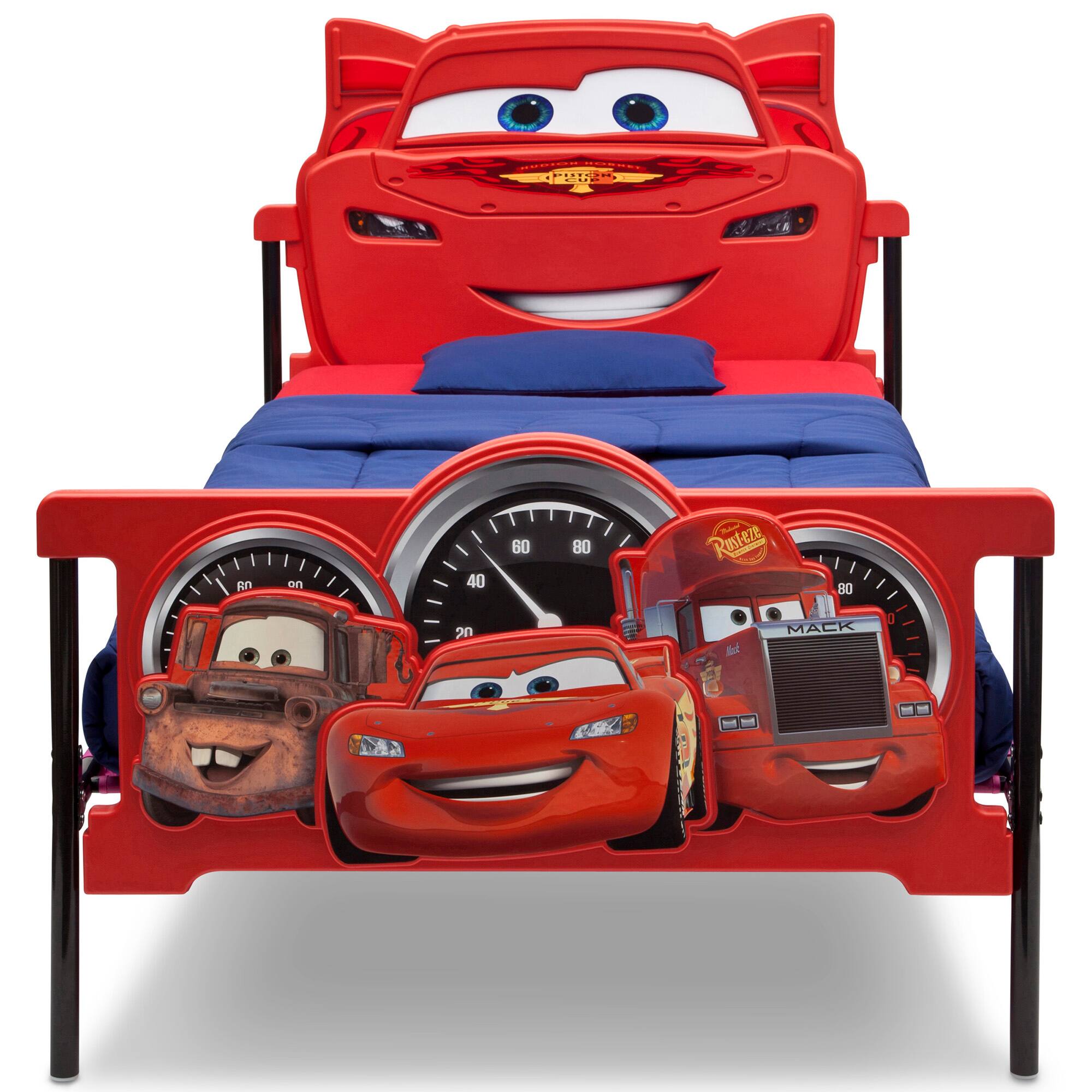 Cars Plastic 3D Twin Bed