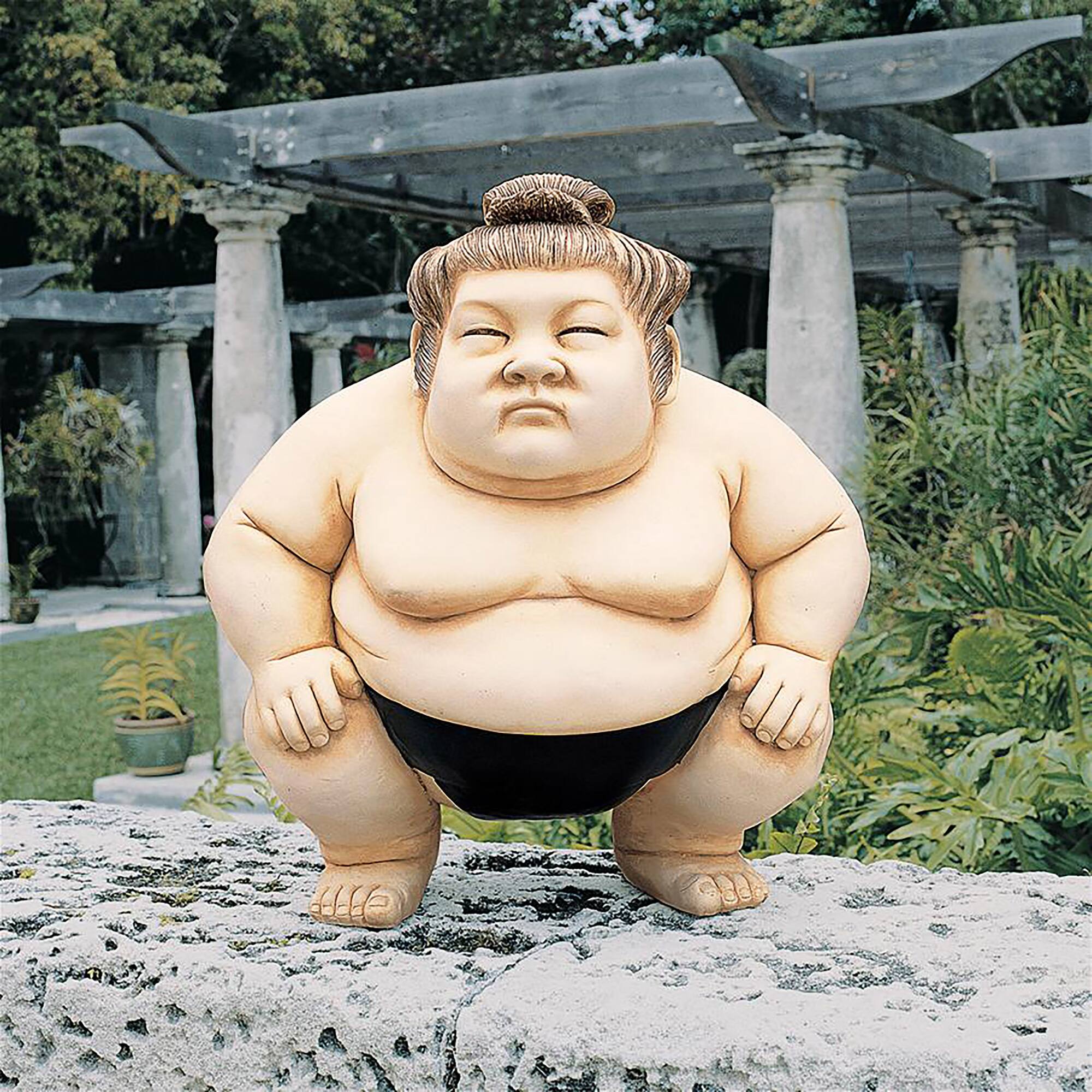 Design Toscano&#xAE; 23&#x22; Large Basho the Sumo Wrestler Sculpture