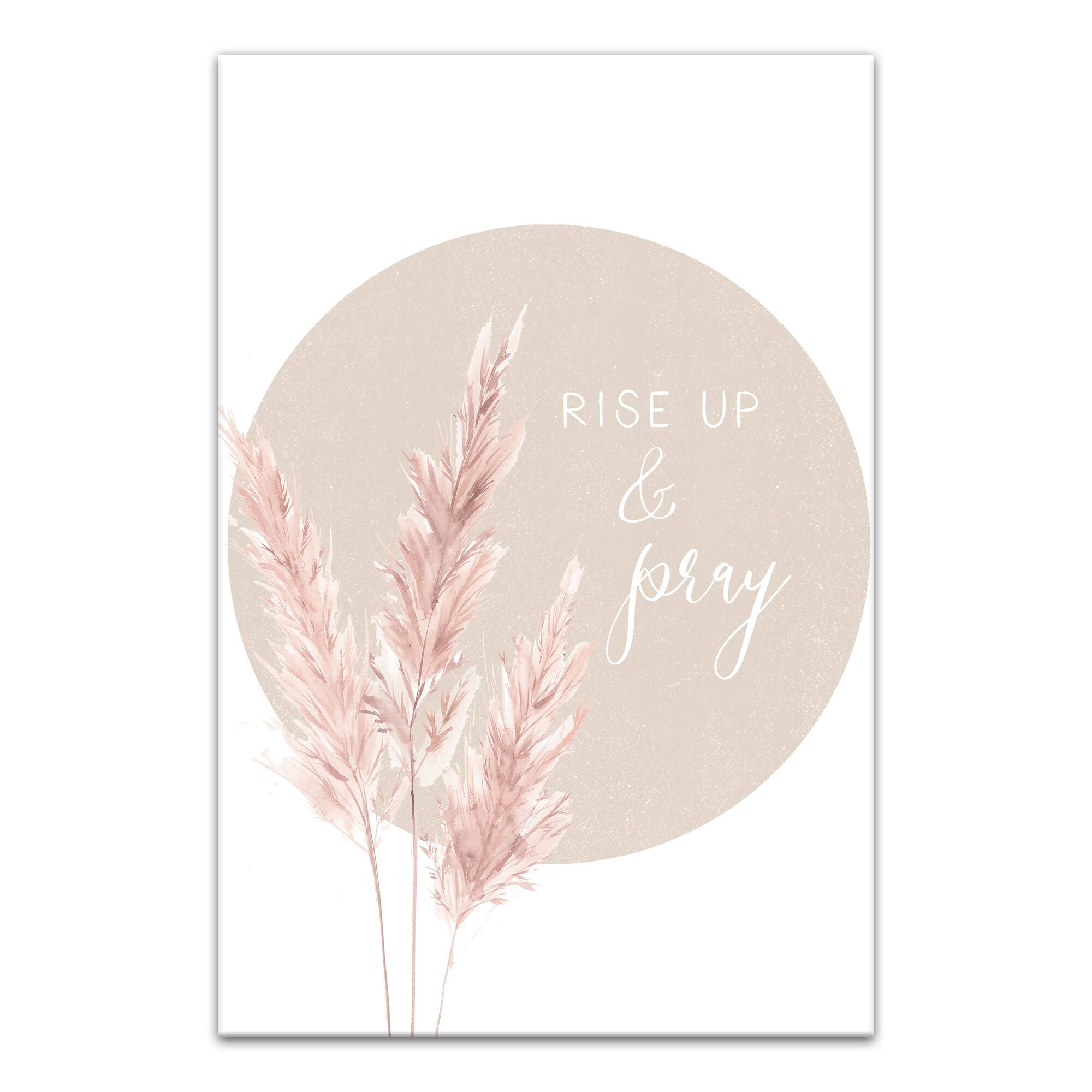 Rise Up & Pray Canvas Wall Art