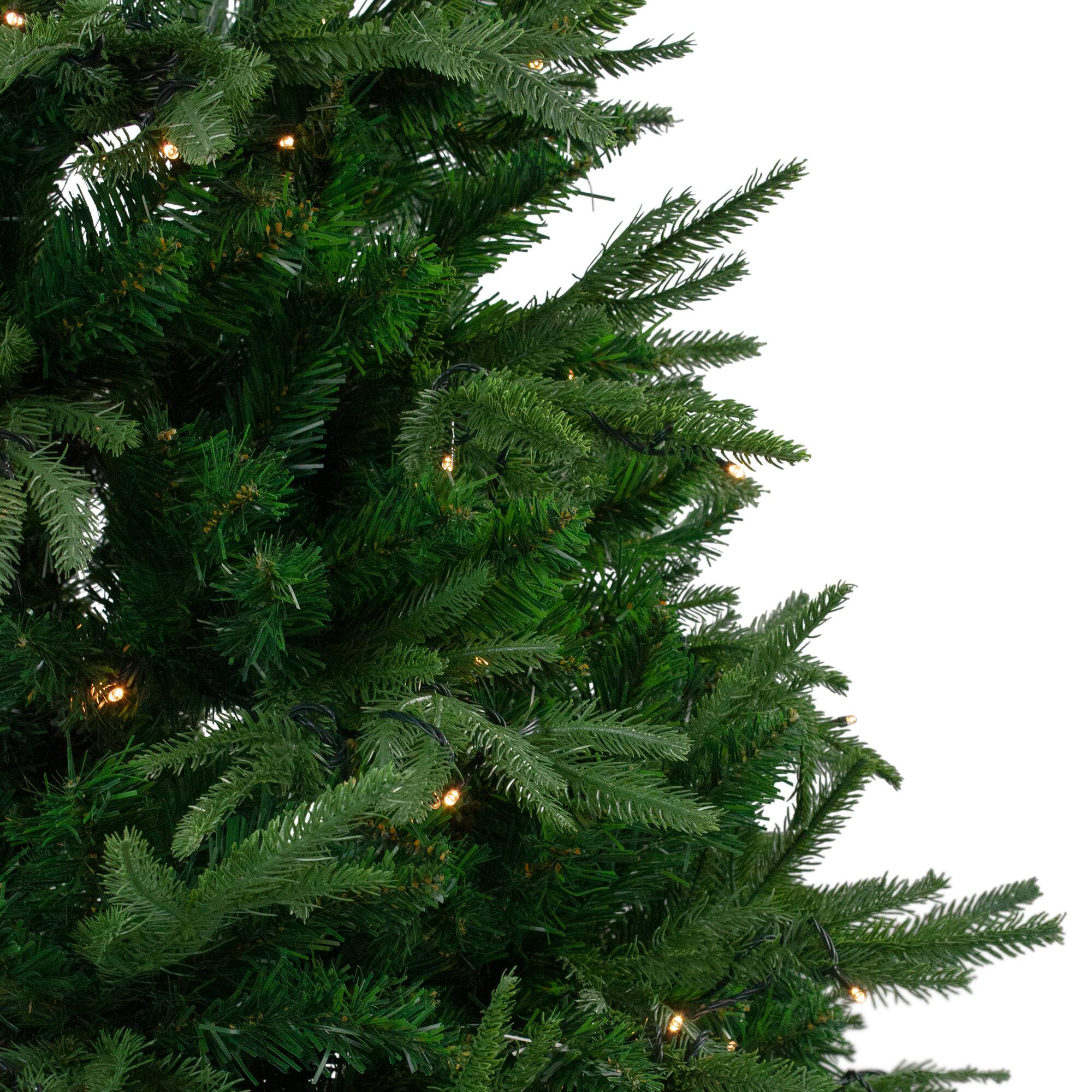 6.5ft. Pre-Lit Silverthorne Fir Artificial Christmas Tree, Warm White LED Lights