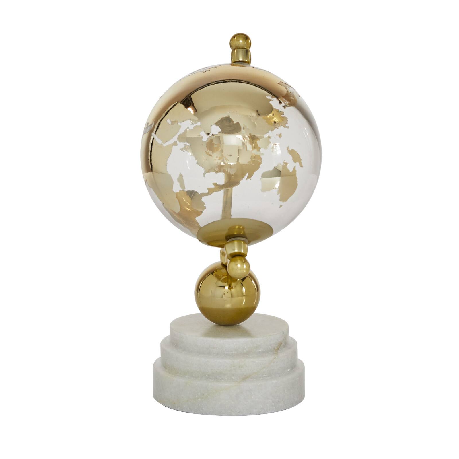 11&#x22; Gold Ceramic Glam Globe