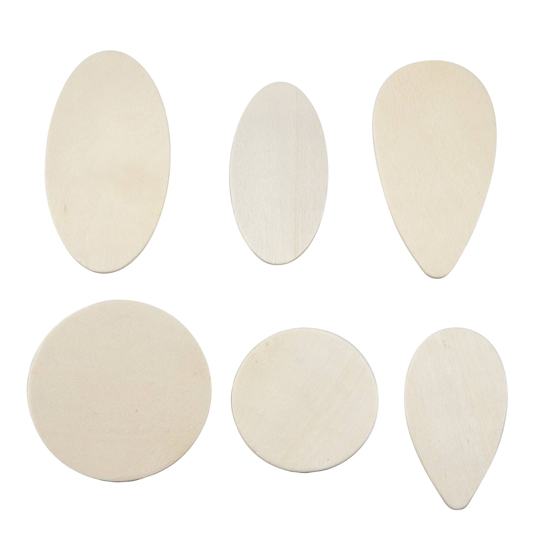 12 Packs: 30 ct. (360 total) Wood Shape Mix by Creatology™