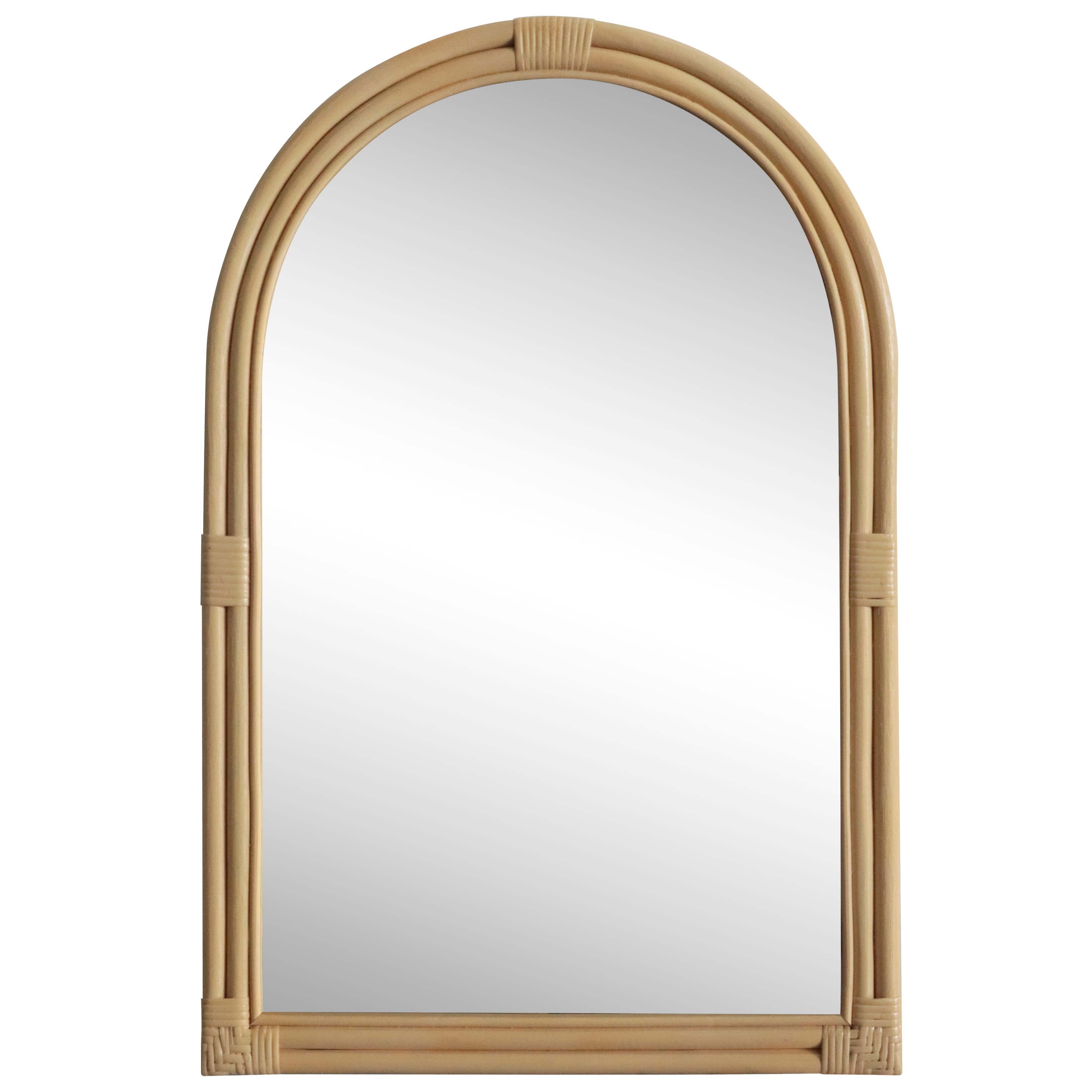 24" x 36" Rattan Arch Wall Mirror by Ashland®