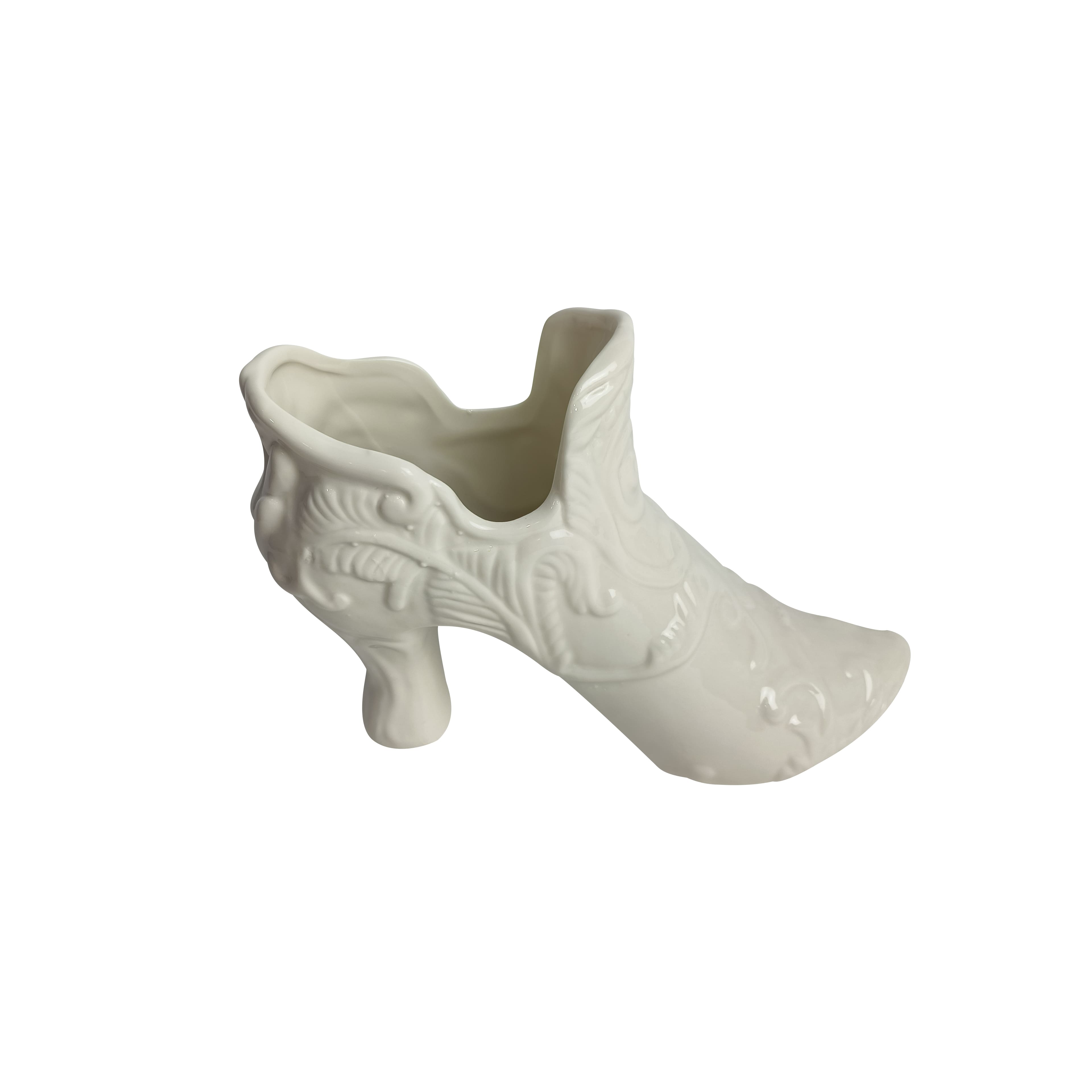 8&#x22; Ceramic Shoe Vase Tabletop D&#xE9;cor by Ashland&#xAE;