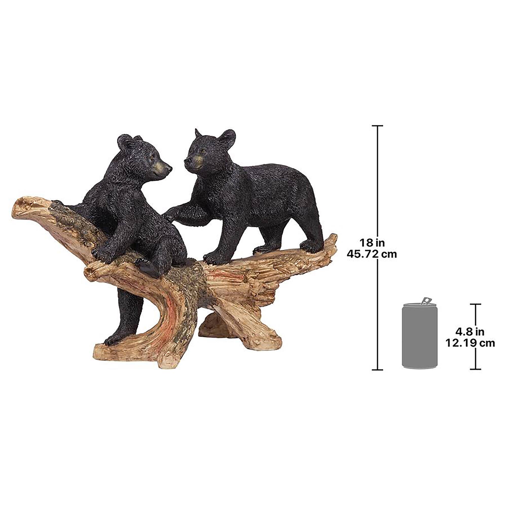 Design Toscano 30.5" Mischievous Bear Cubs Sculpture