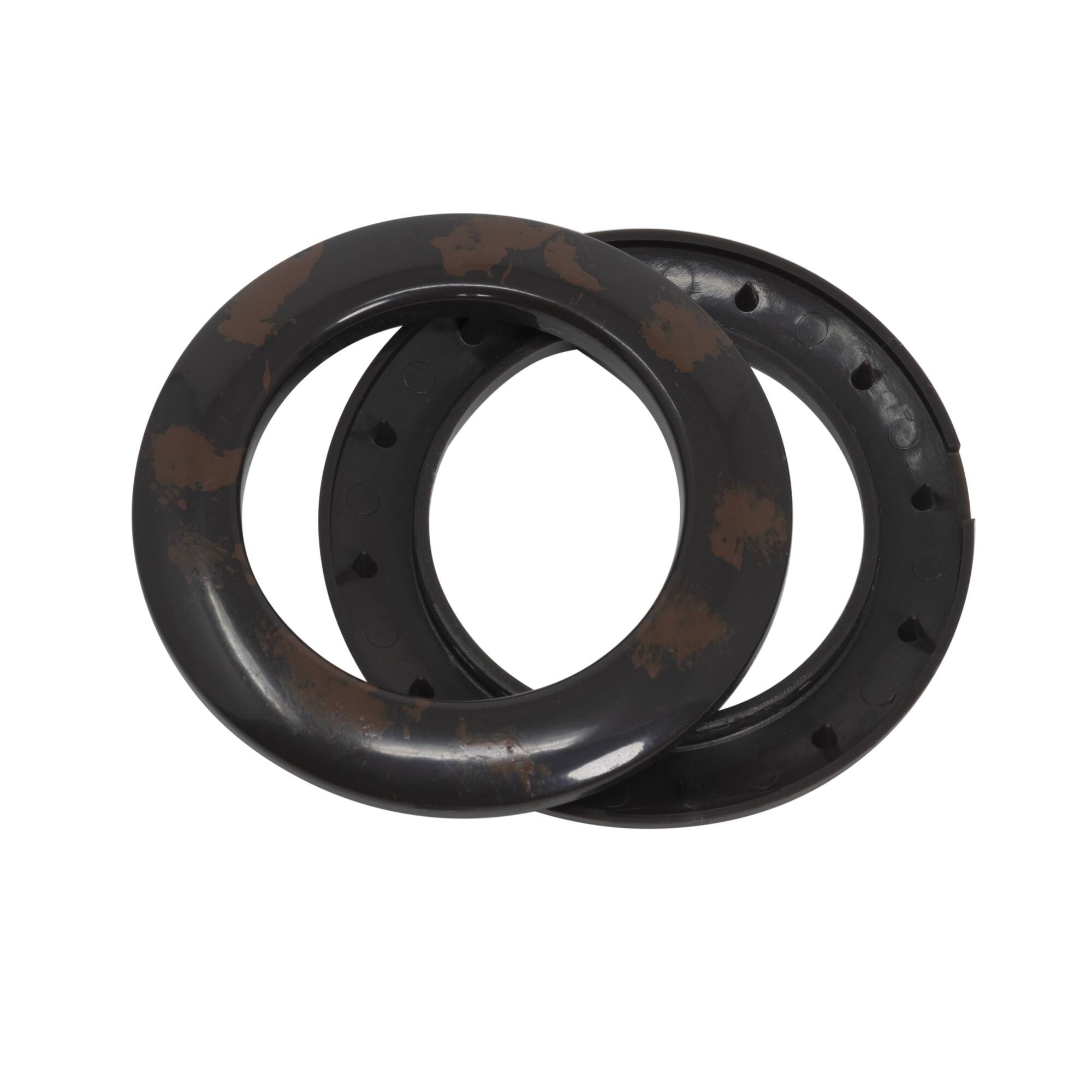 Dritz Home 1.5&#x22; Rustic Brown Round Curtain Grommets
