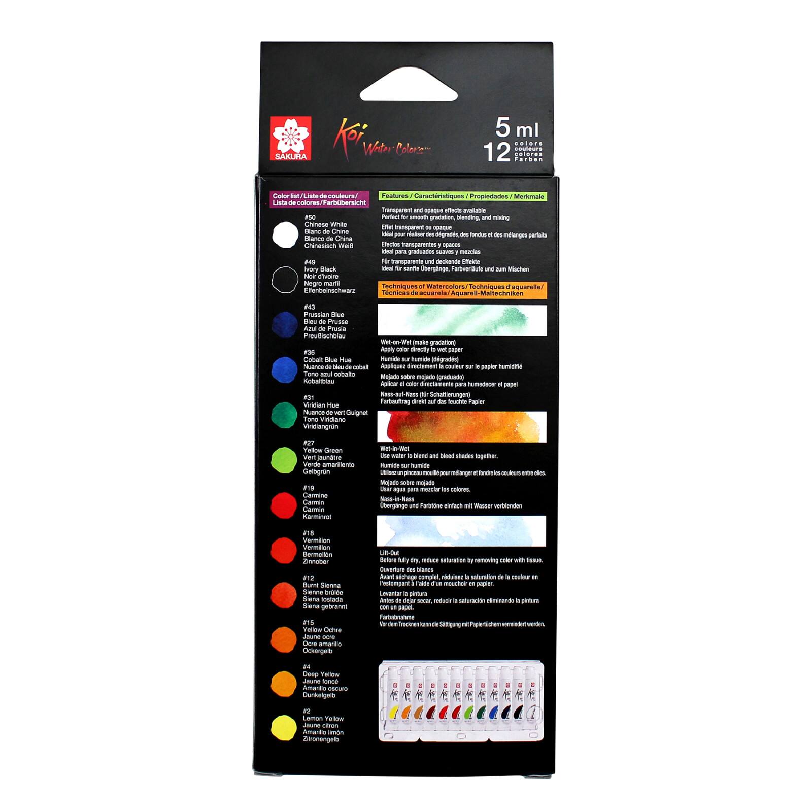 Koi&#xAE; Water Colors&#x2122; 12 Color Set