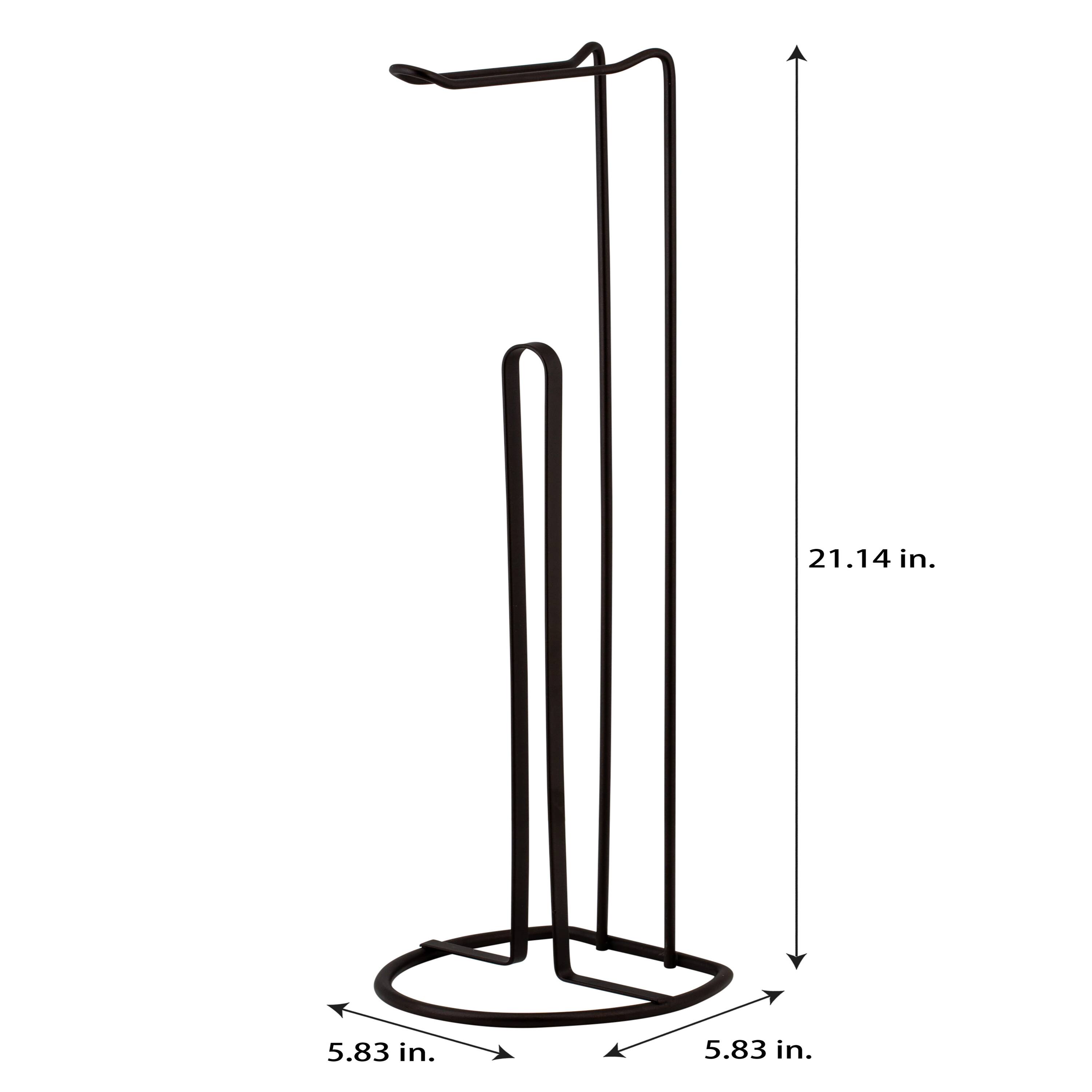 Bath Bliss 21&#x22; Bronze Toilet Paper Reserve &#x26; Dispenser