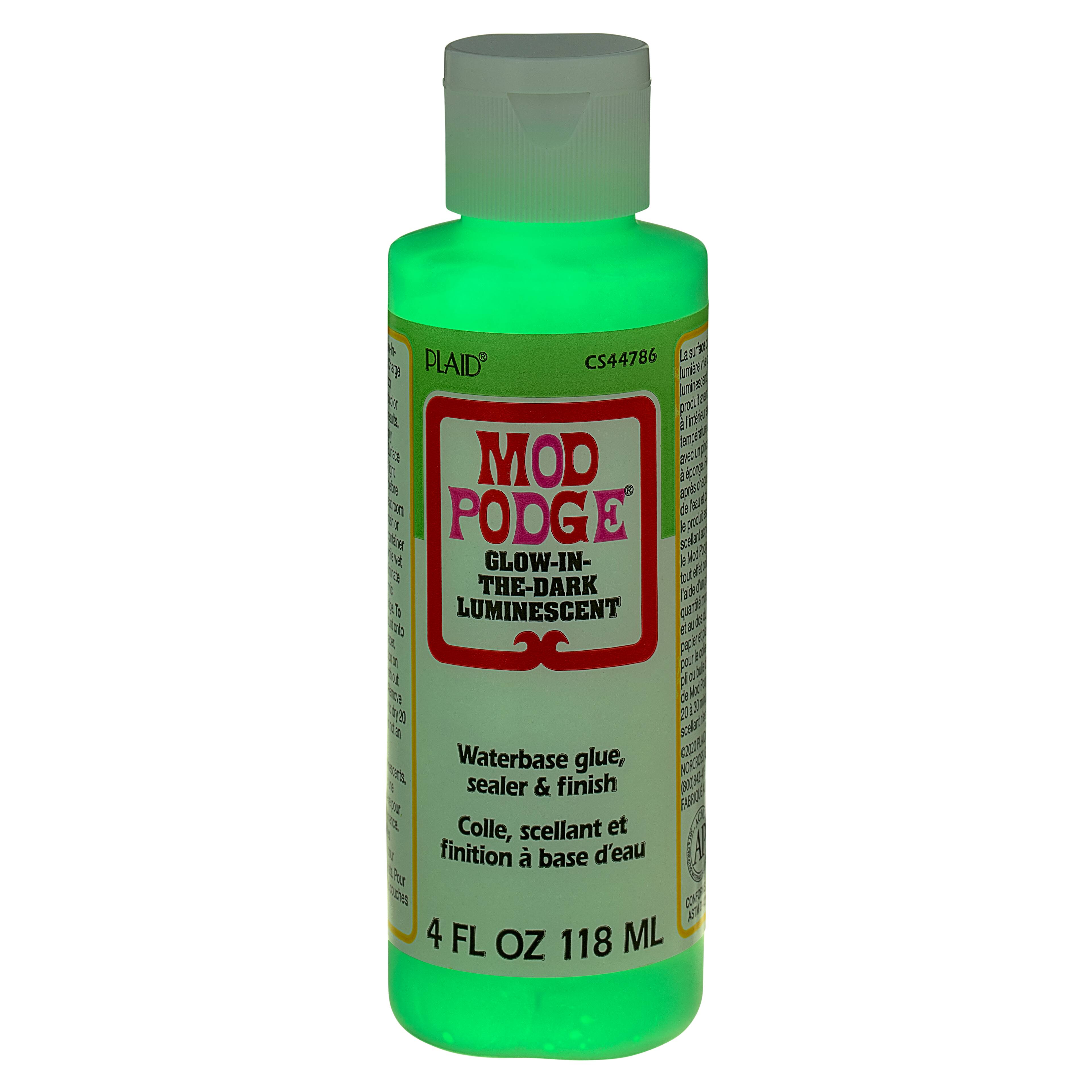 Mod Podge® Waterbase Sealer, Glue & Finish, Glow in the Dark