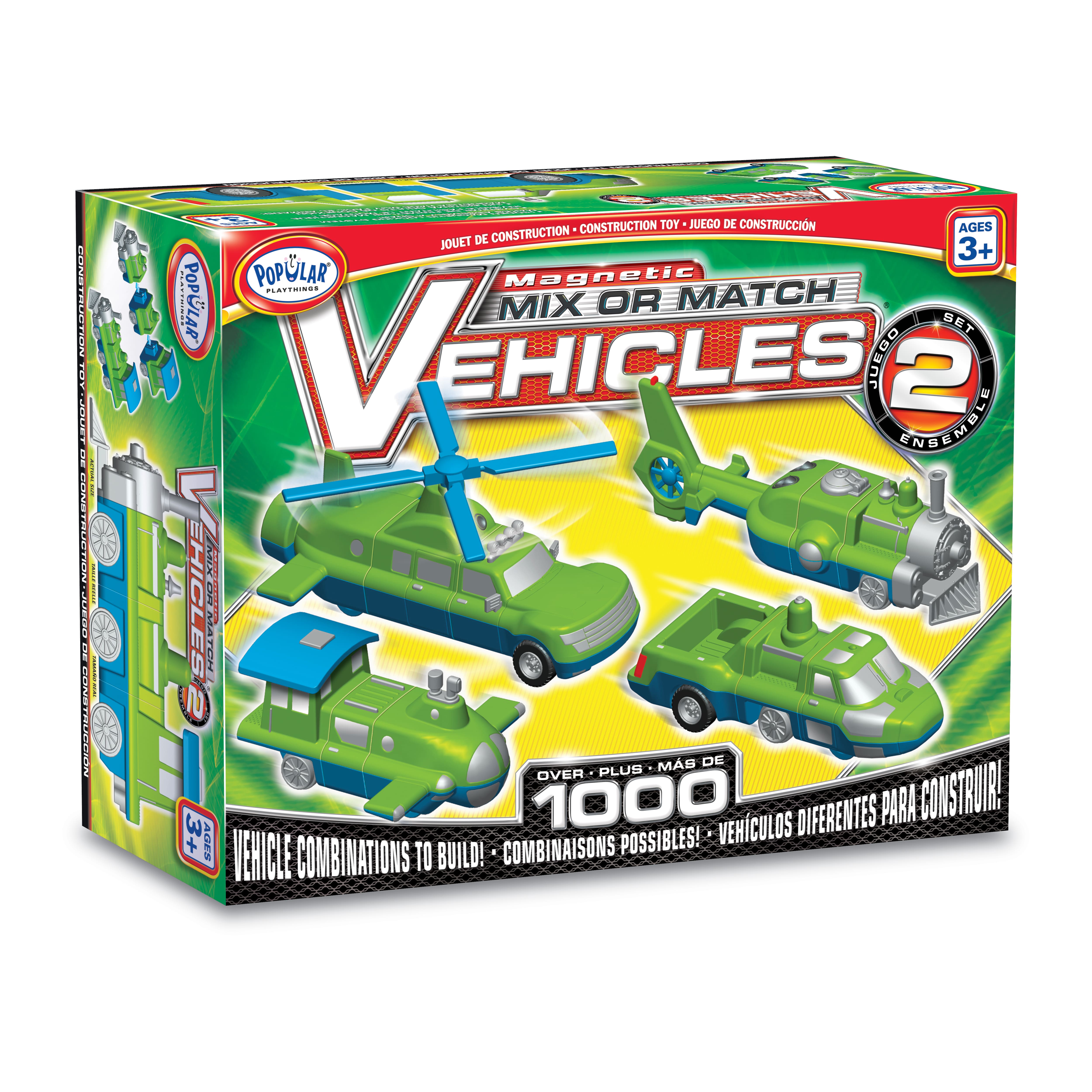 Magnetic Mix or Match Vehicles Set No.2