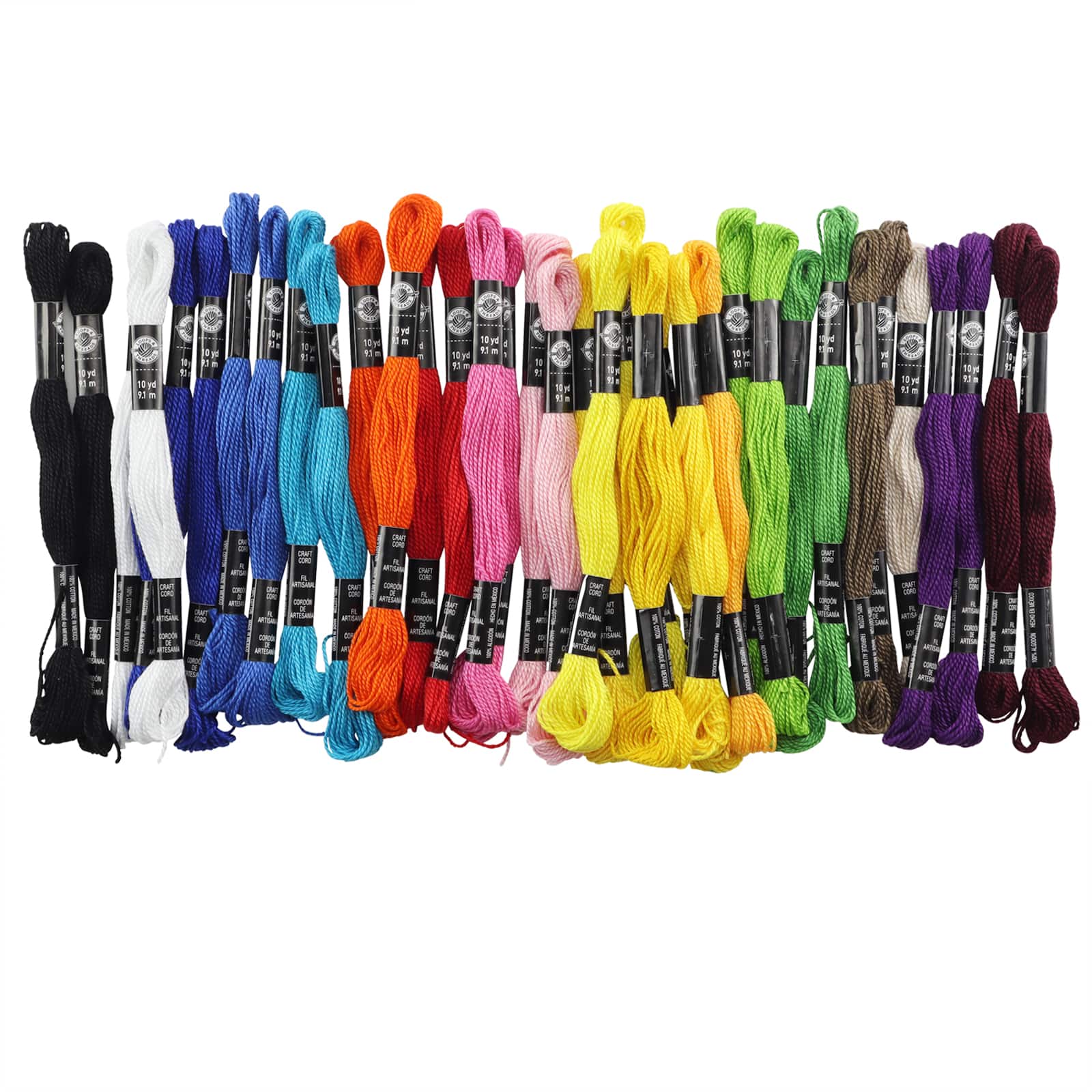 12 Packs: 36 ct. (432 total) Primary Craft Cord by Loops &#x26; Threads&#x2122;