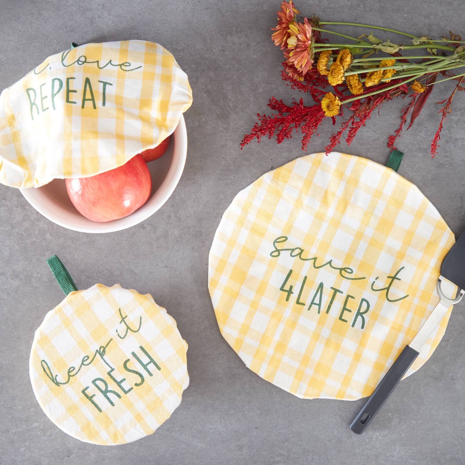 DII&#xAE; Keep It Fresh Reusable Dish Cover Set