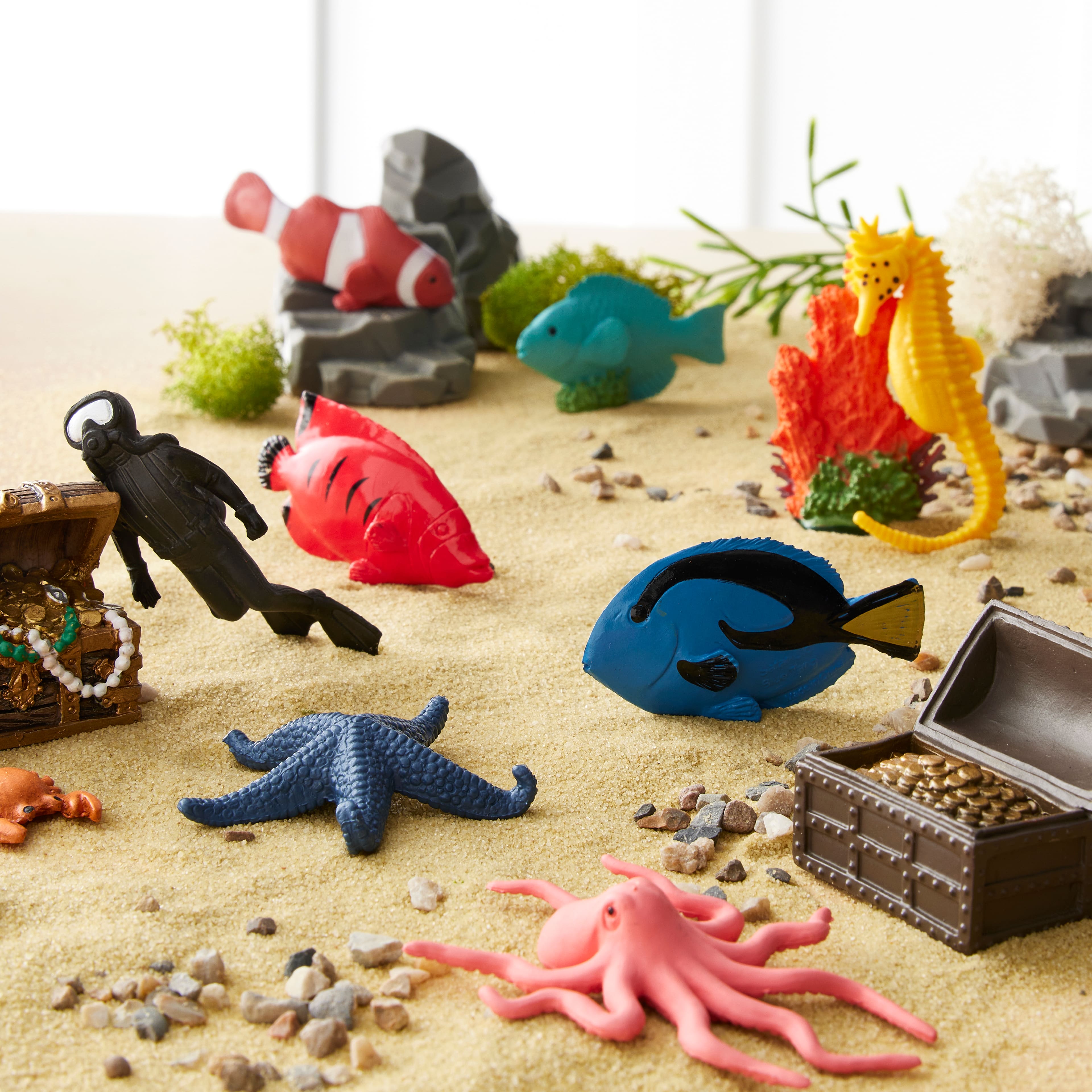 12 Pack: Safari Ltd&#xAE; TOOBS&#xAE; Coral Reef Set