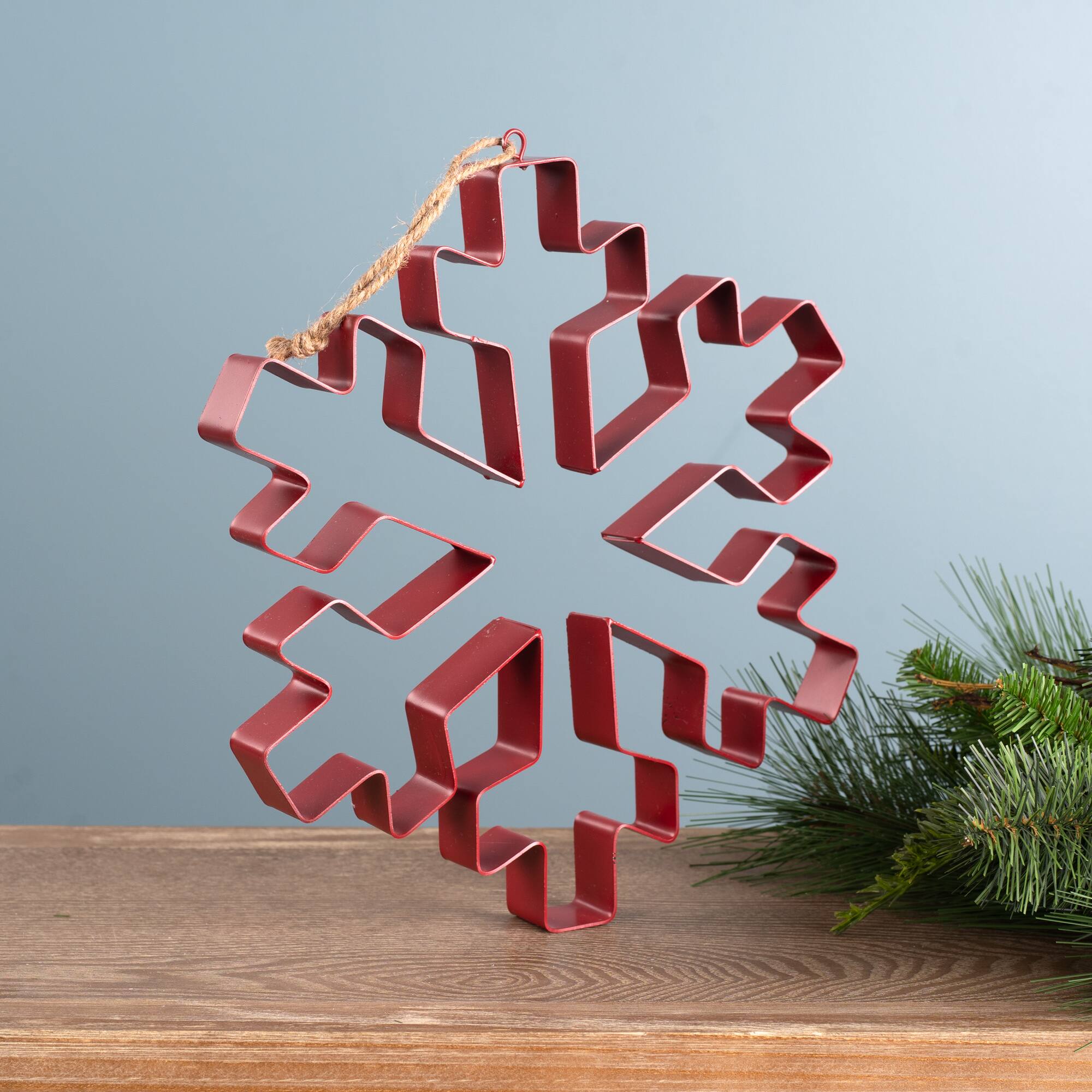 10.5&#x22; Snowflake Cookie Cutter Ornament Set