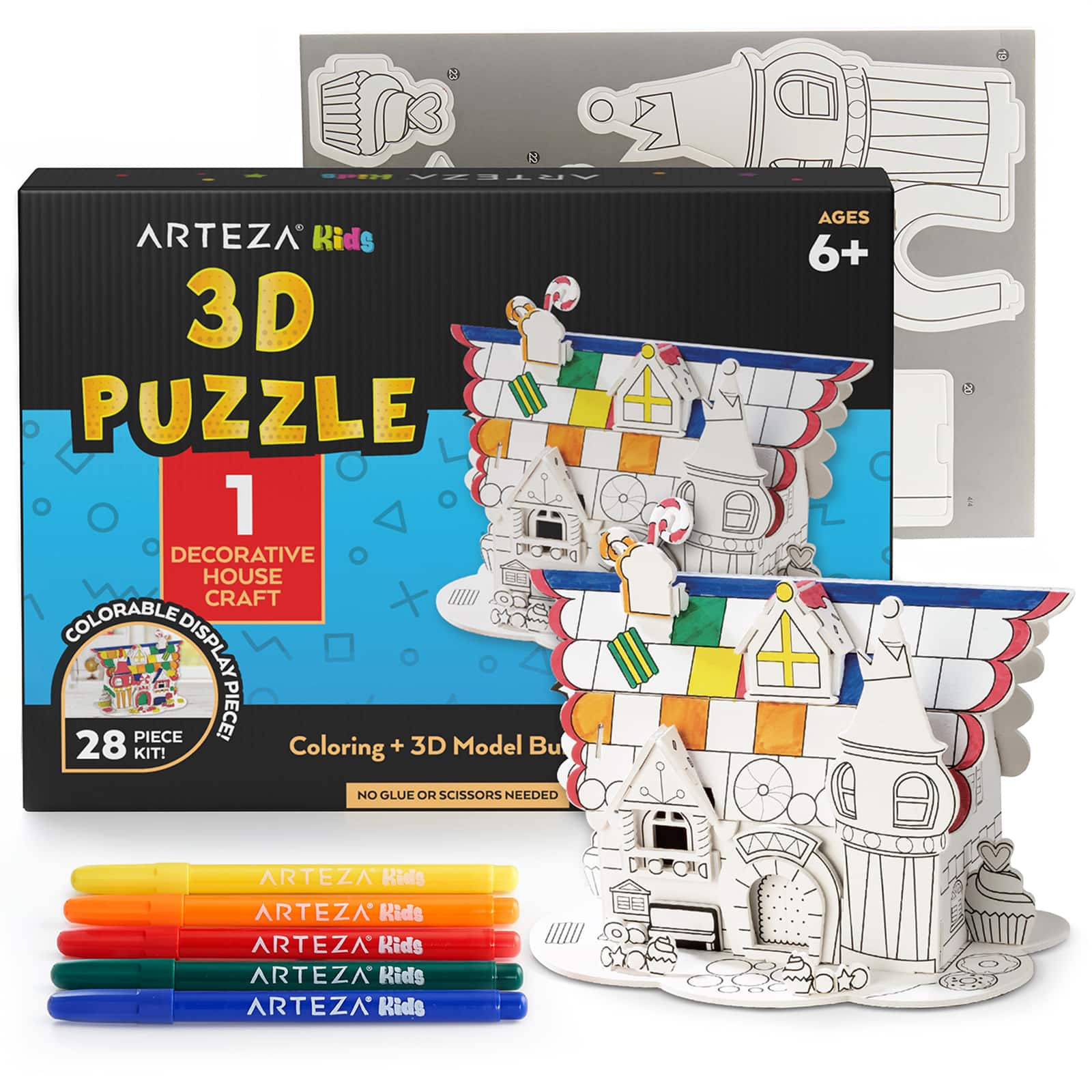 Arteza&#xAE; Kids 3D Puzzle House