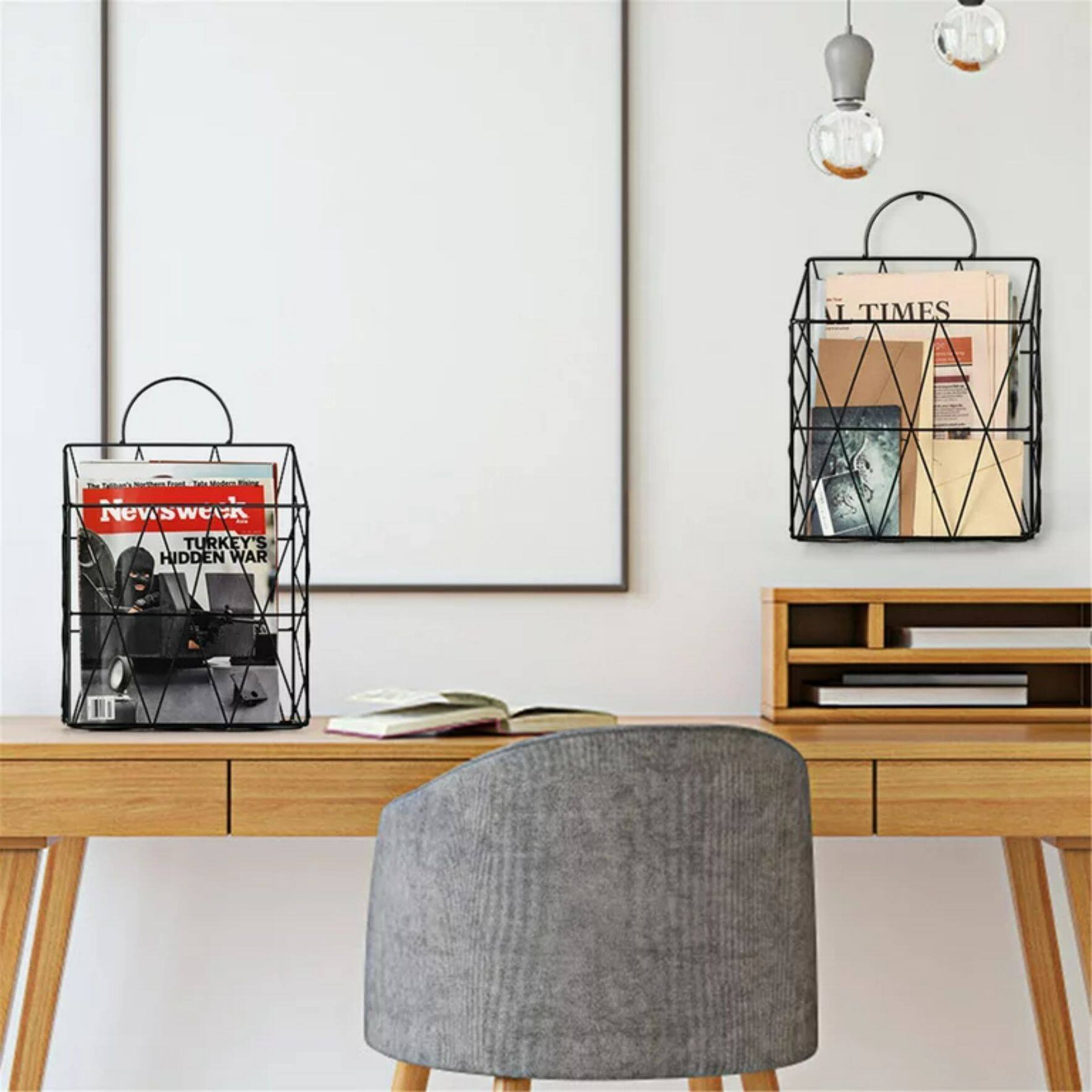 NEX&#x2122; Black Metal File Organizer