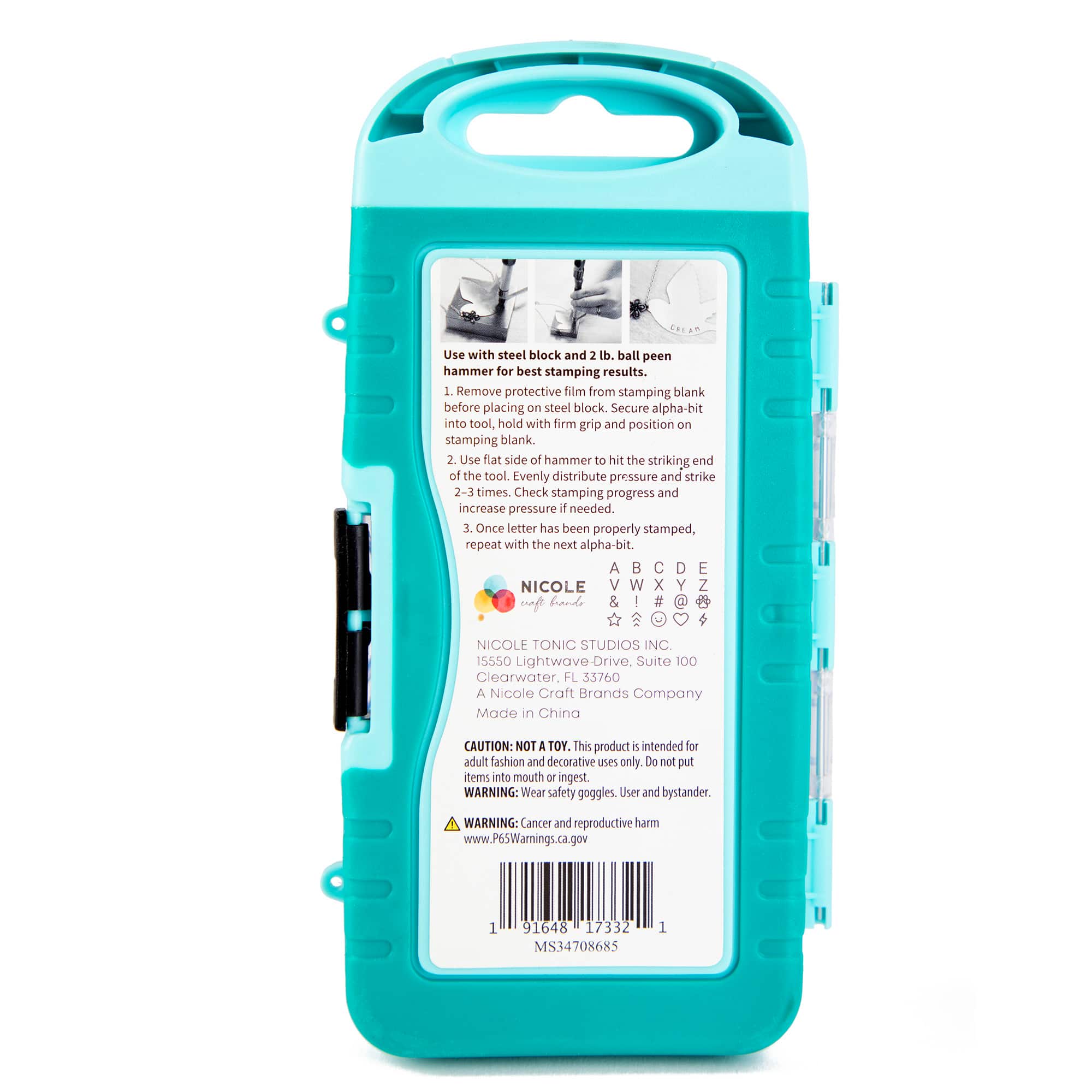 CousinDIY Stamp &#x26; Go Tools Stamping Tool Set with Blanks