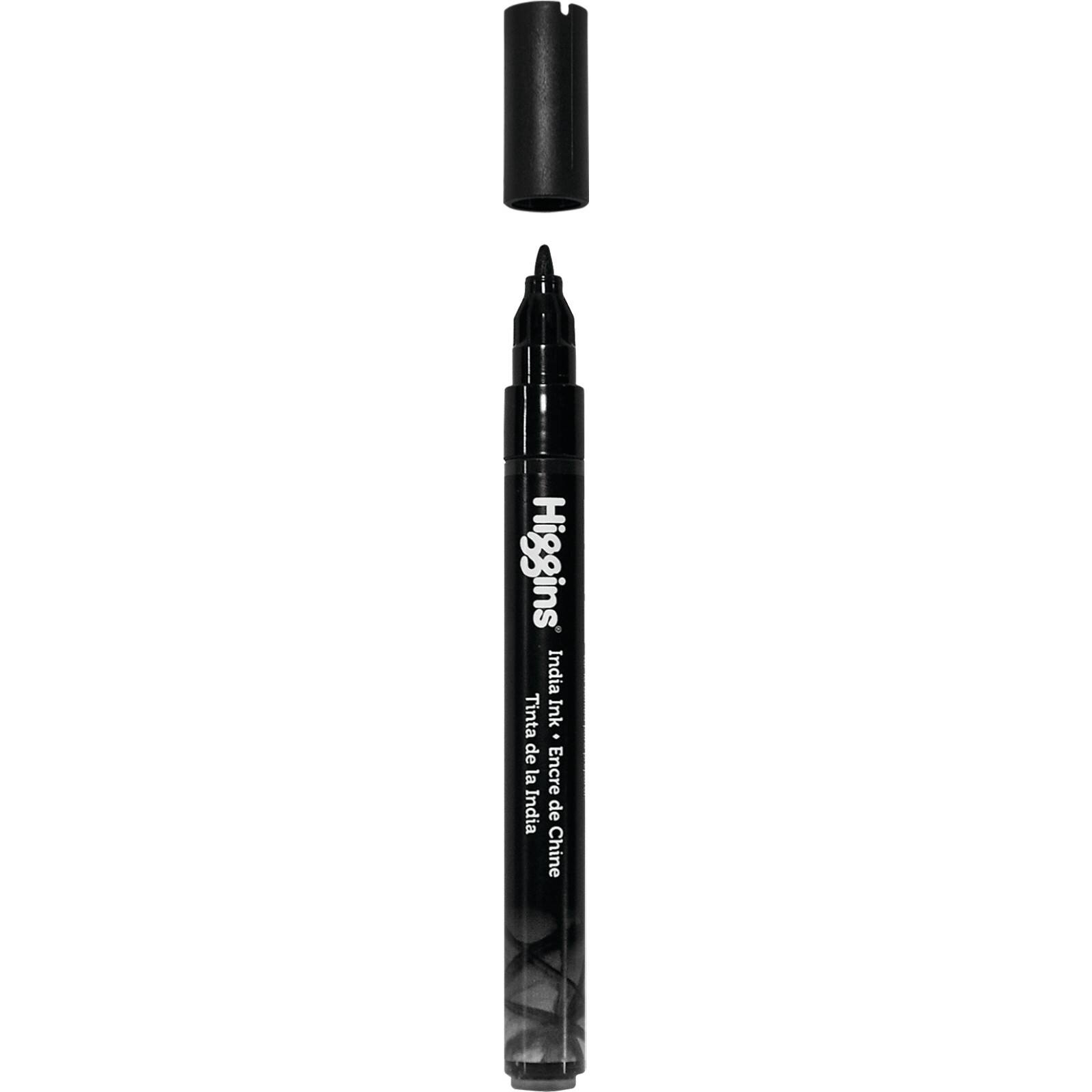 Higgins® India Ink Round Tip Softliner Pump Marker, 1mm