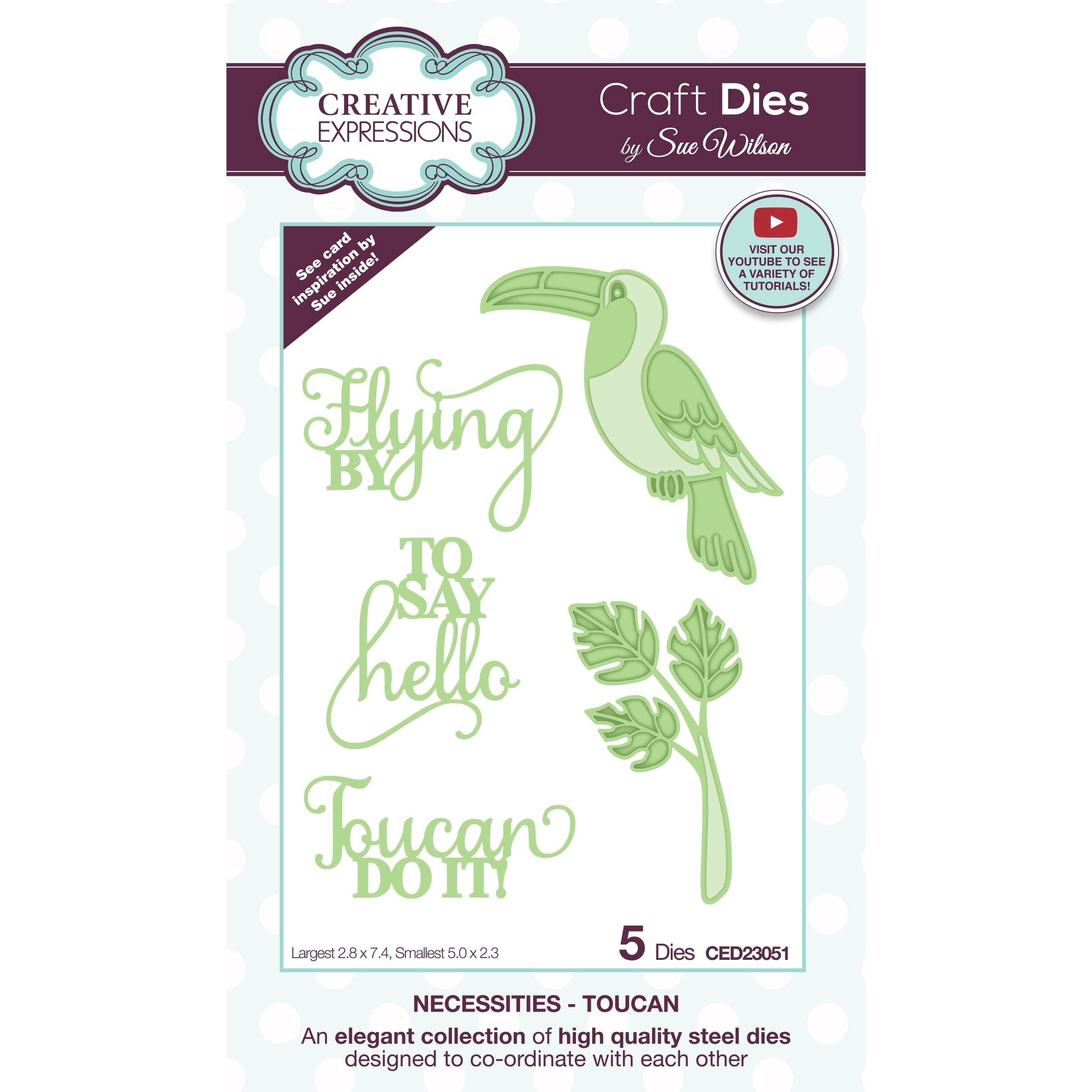 Creative Expressions Necessities Toucan Craft Dies by Sue Wilson | Michaels