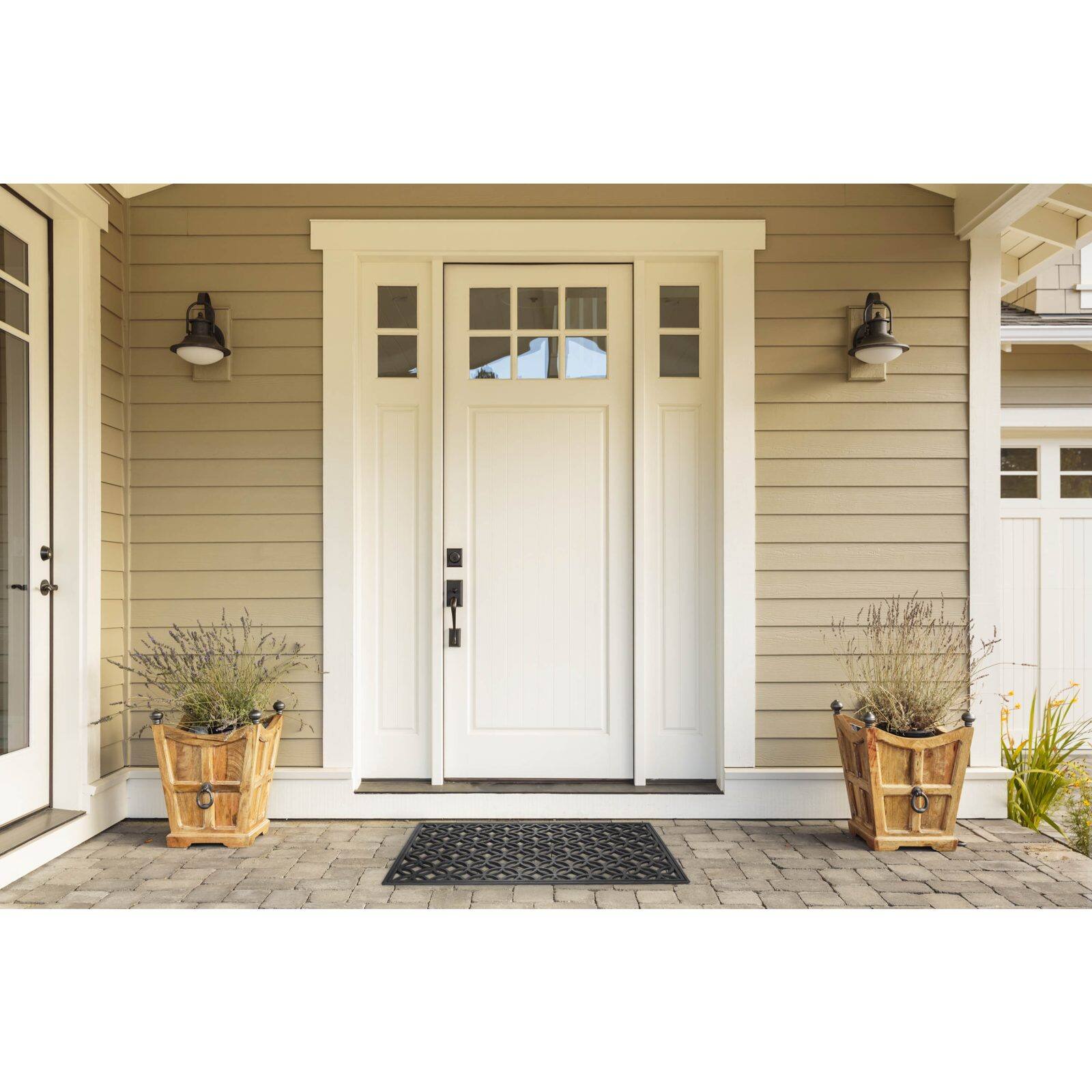 DII&#xAE; Lattice Rubber Doormat