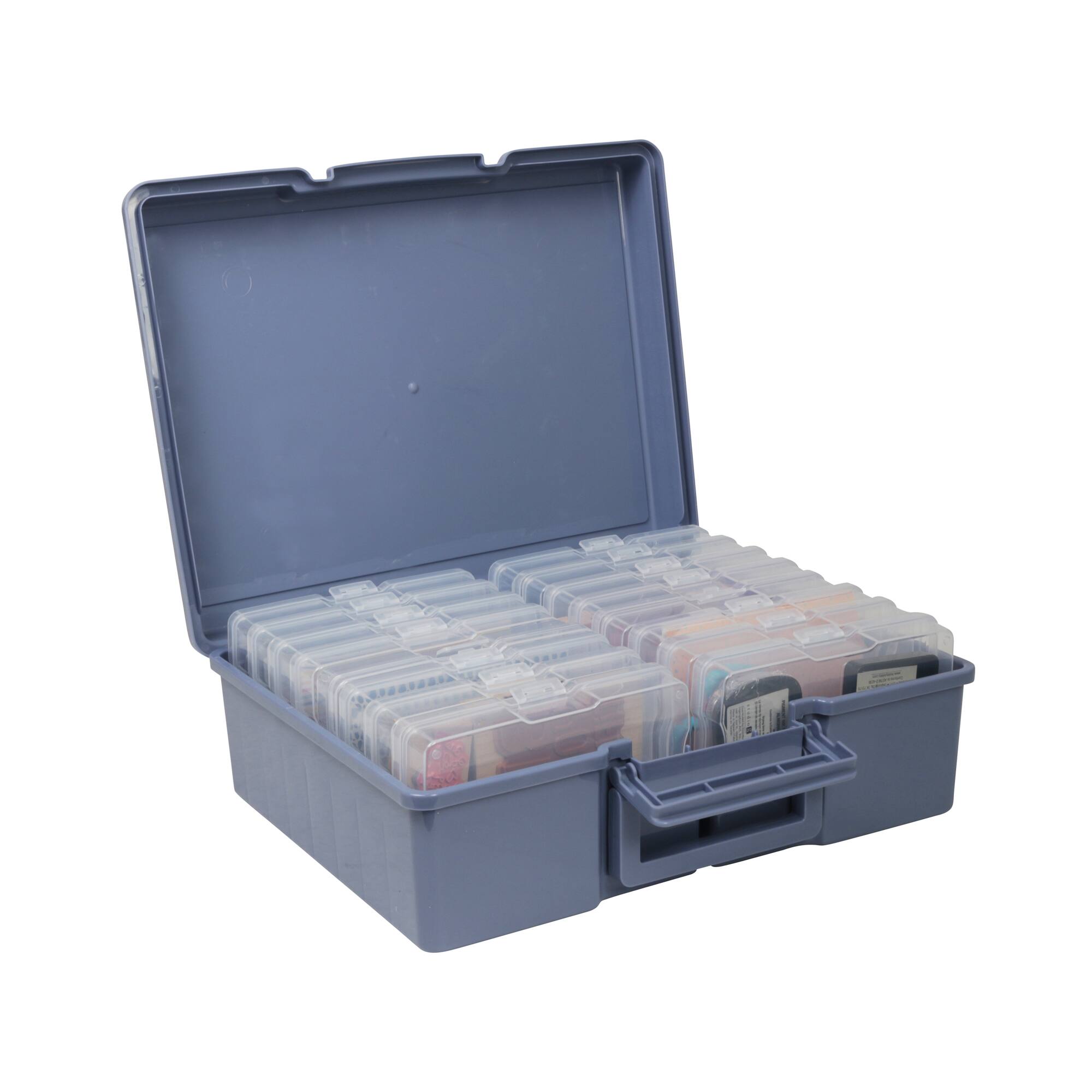 Everything Mary Blue 16 Case 4&#x22; x 6&#x22; Photo Storage Box