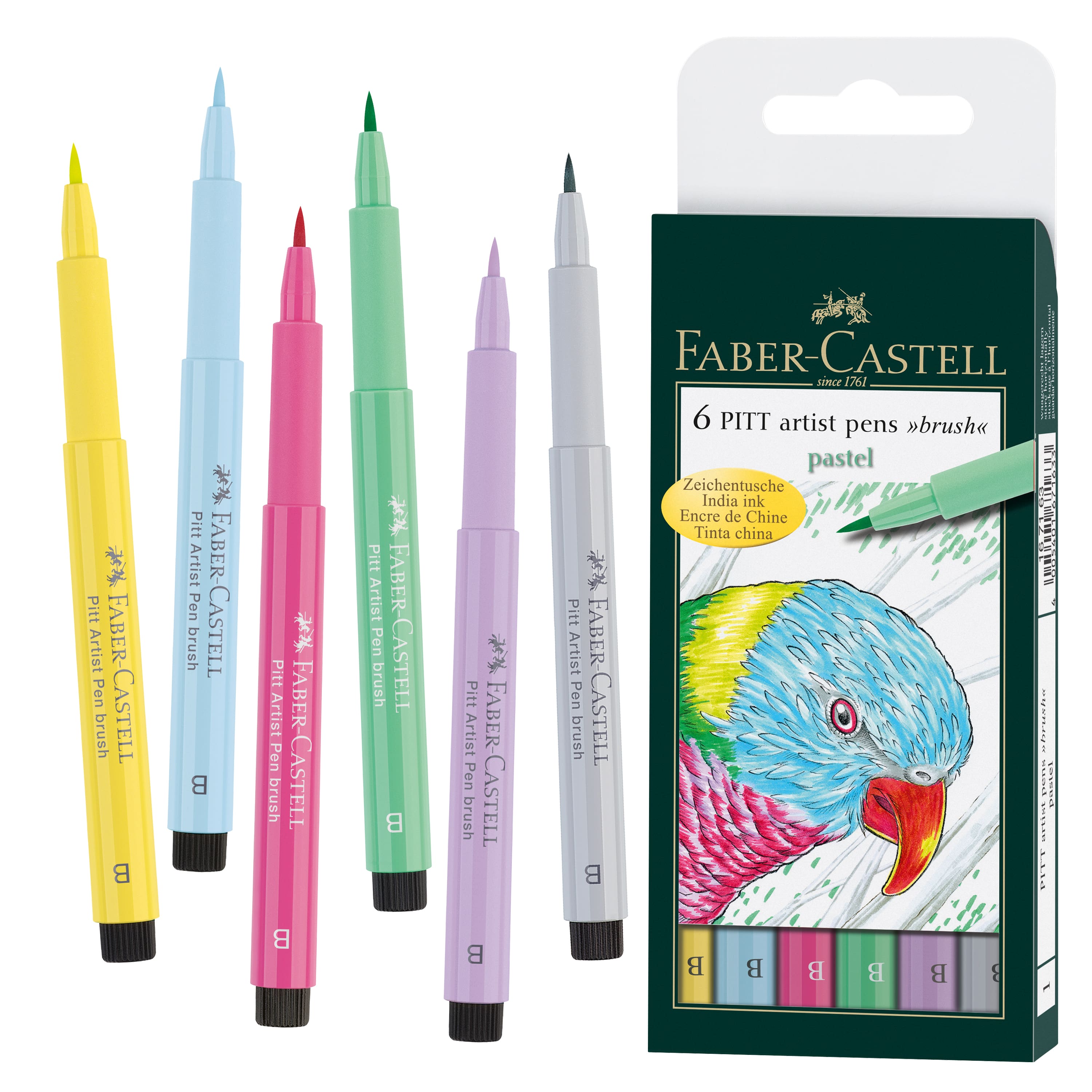 Faber-Castell® PITT Artist Pens® Pastel Brush Pen Set
