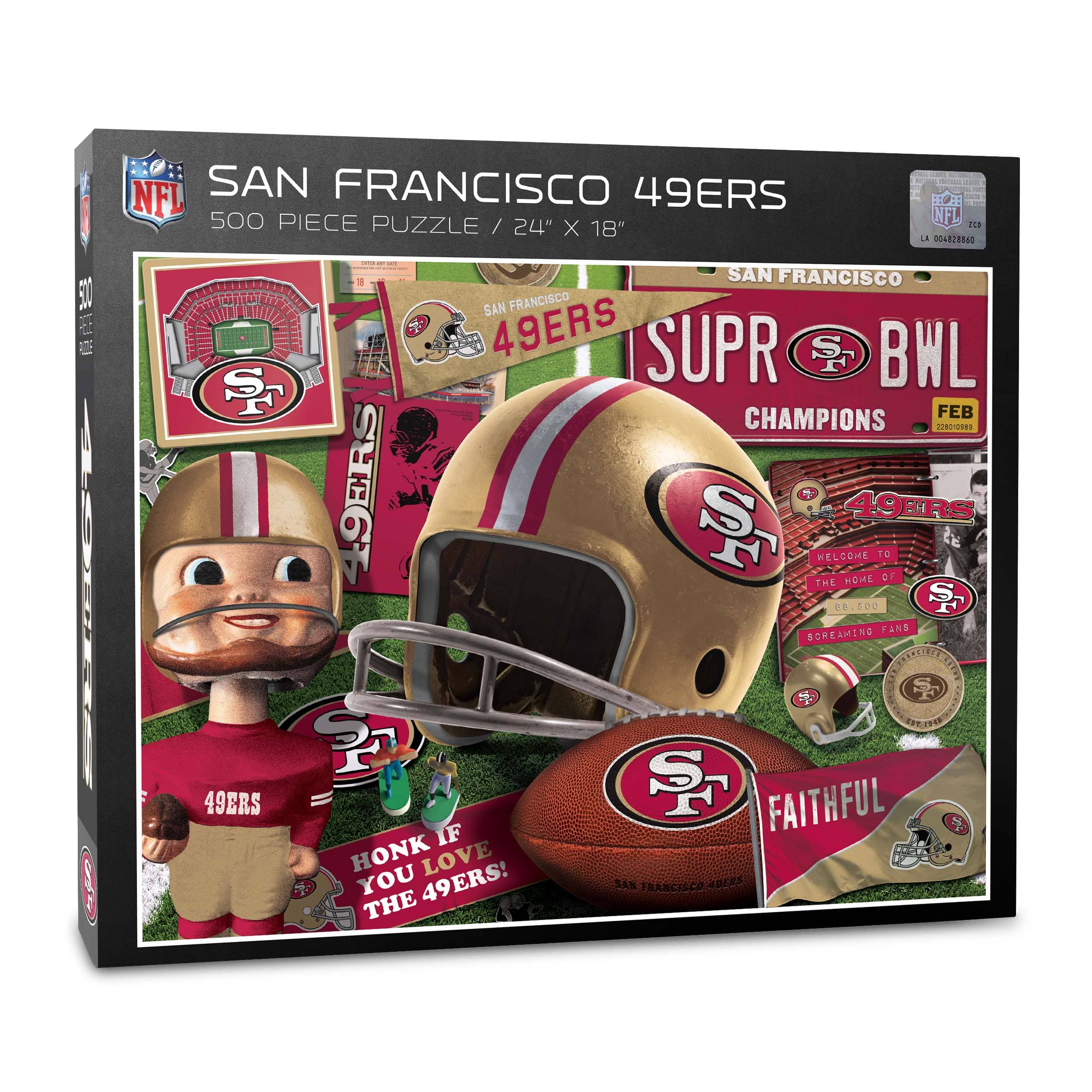 NFL Retro Series 500 Piece Puzzle