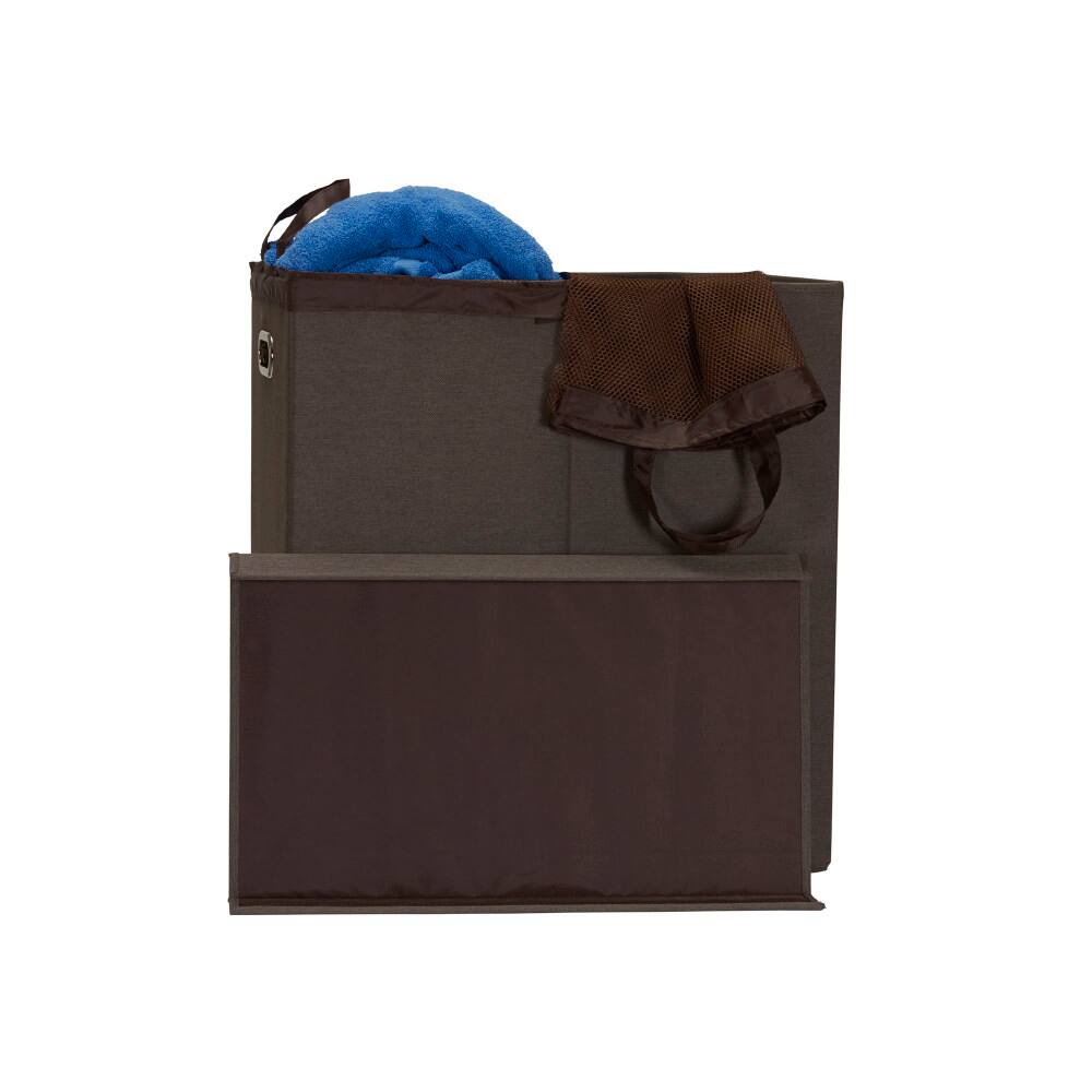 Household Essentials Collapsible Laundry Sorter with Lid