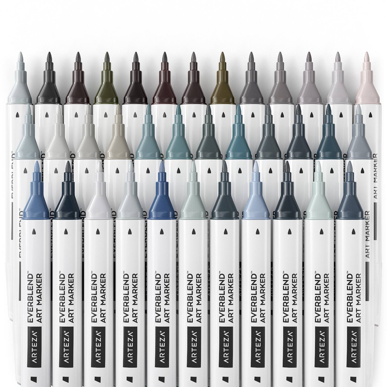 Arteza® Gray Tones Dual Tip Alcohol Marker Set