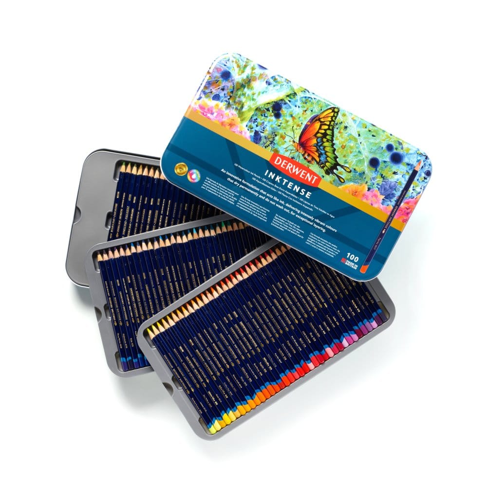 Derwent Inktense 100 Watercolor Ink Pencil Set