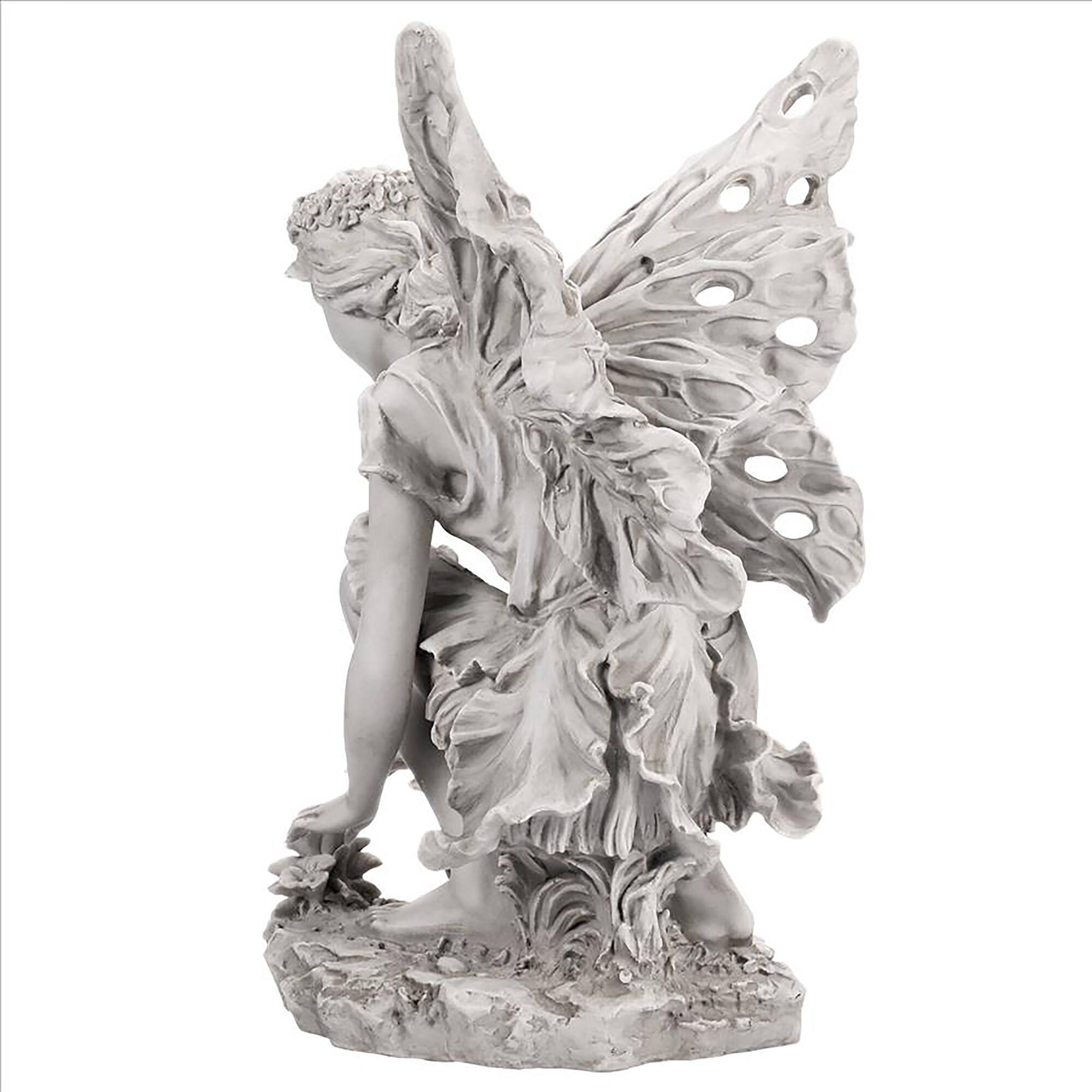 Design Toscano 17&#x22; Fiona the Flower Fairy Sculpture