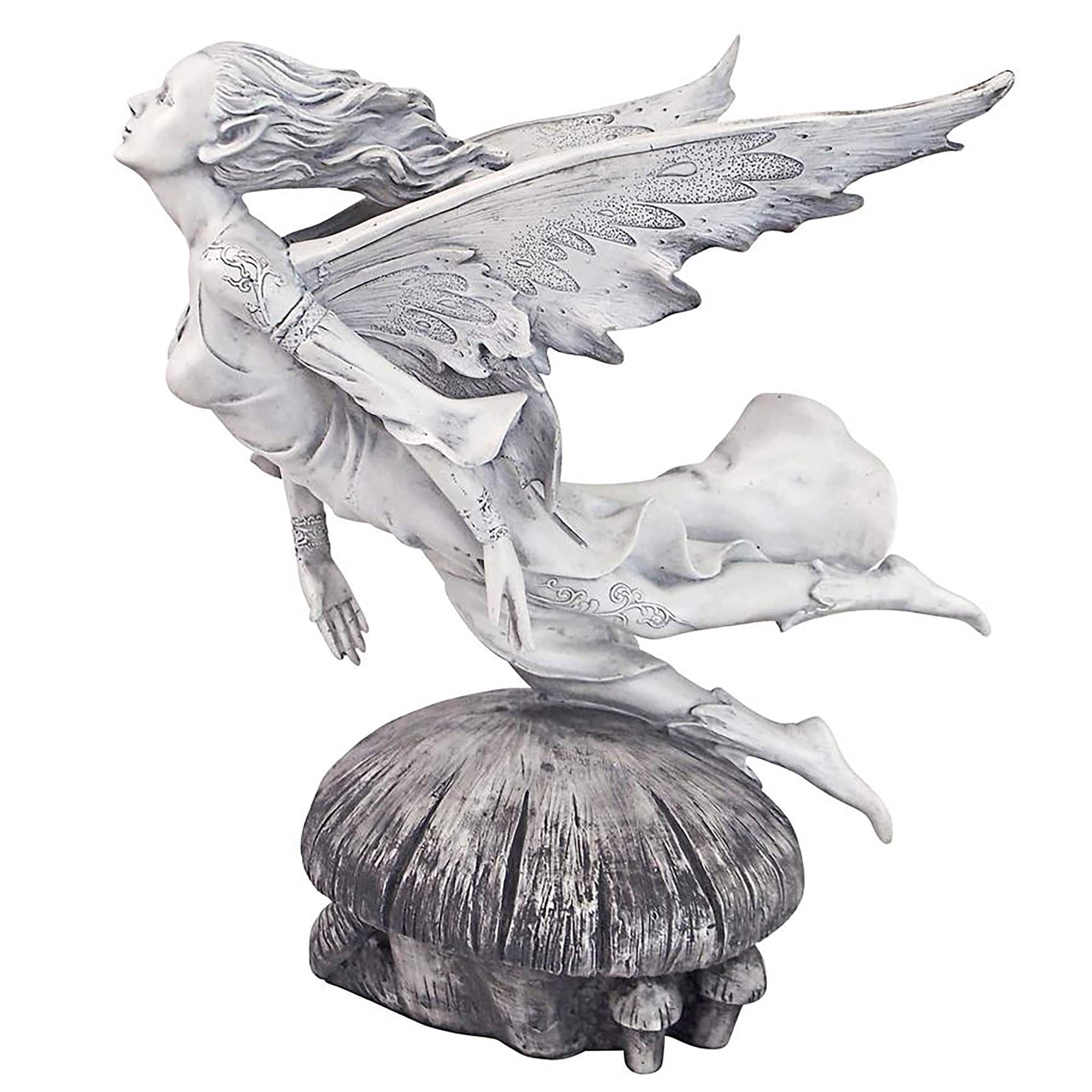 Design Toscano 11&#x22; Enchanted Flight of the Garden Fairy Statue