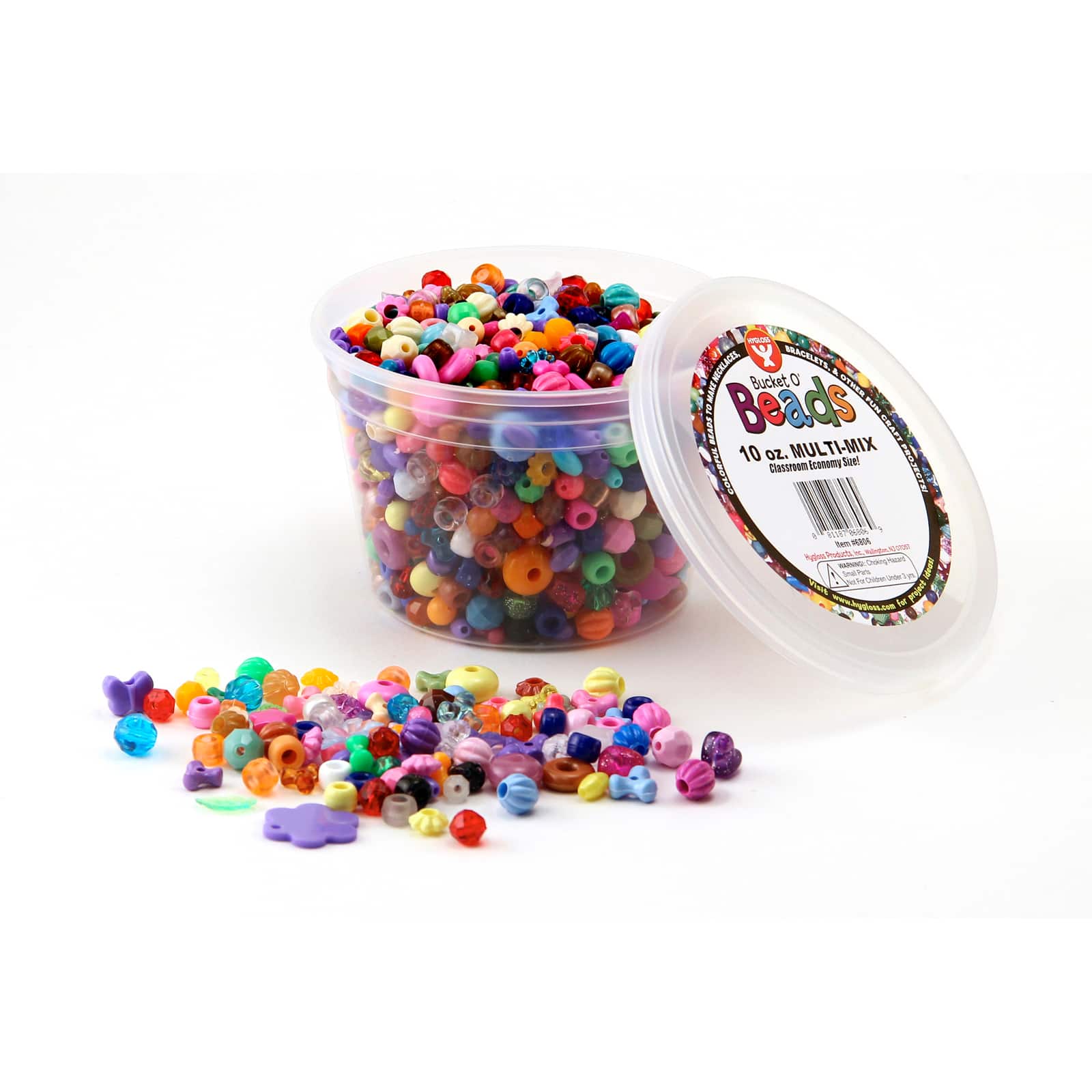 Hygloss&#xAE; Bucket O&#x27; Beads Multi Mix Pack, 4ct.
