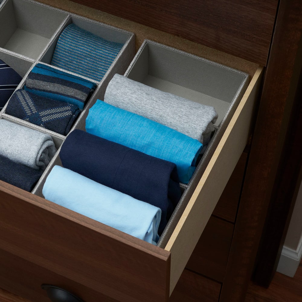 Household Essentials 3-Compartment Drawer Organizer