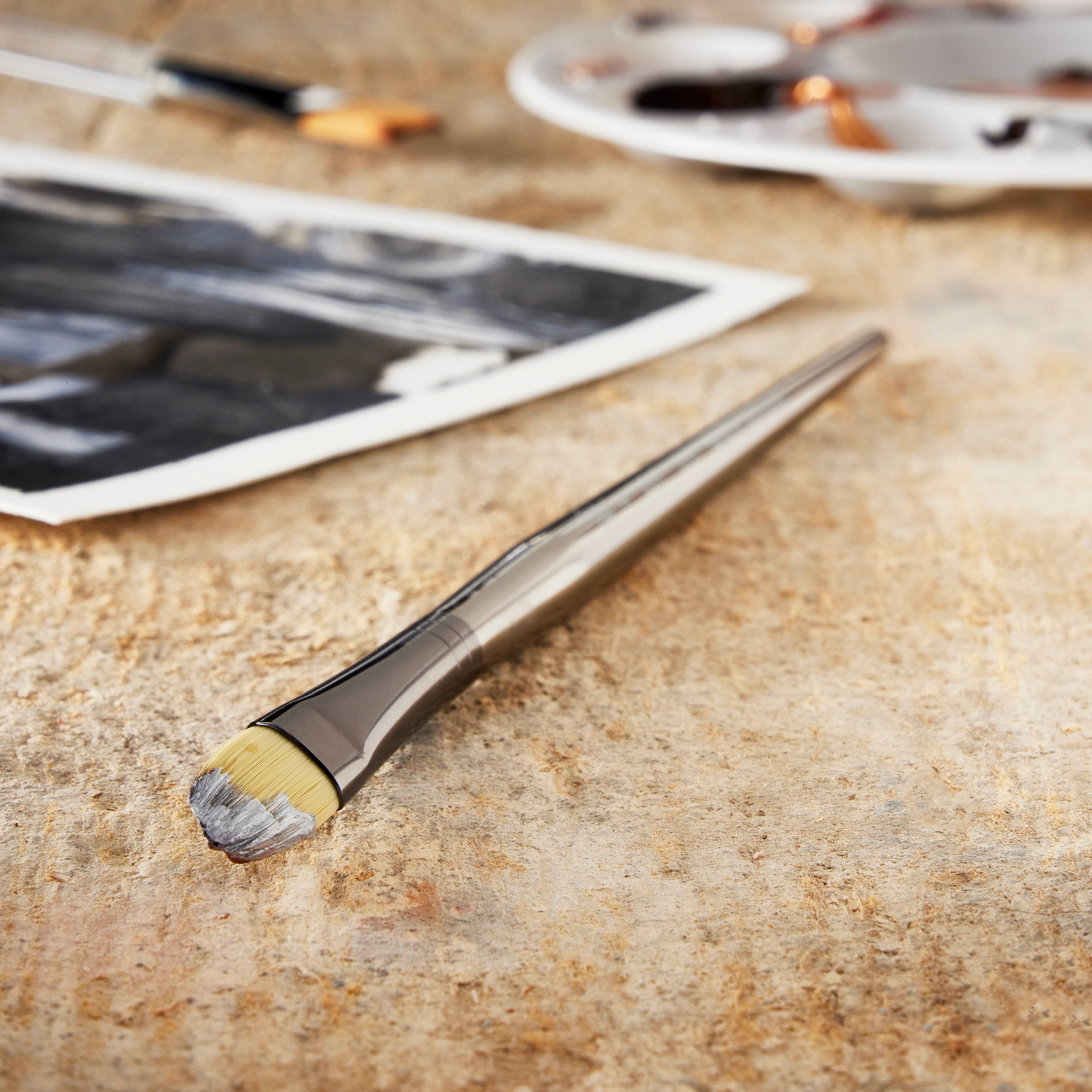 12 Pack: Zen™ Series 93 Short Handle Filbert Brush