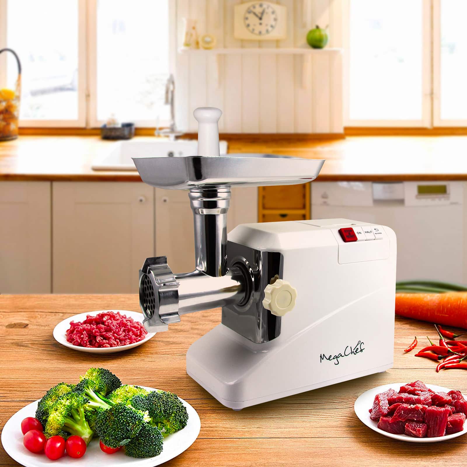 MegaChef 1800 Watt High Quality Automatic Meat Grinder