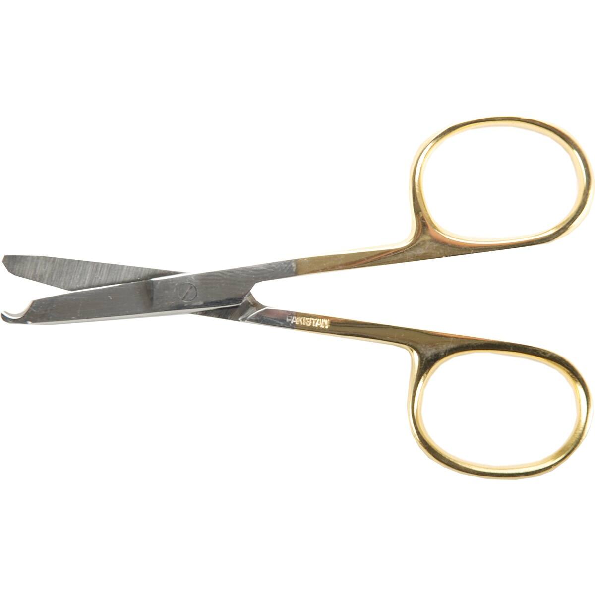 Tool Tron 3.5&#x22; Gold-Plated Snip-A-Stitch Scissors