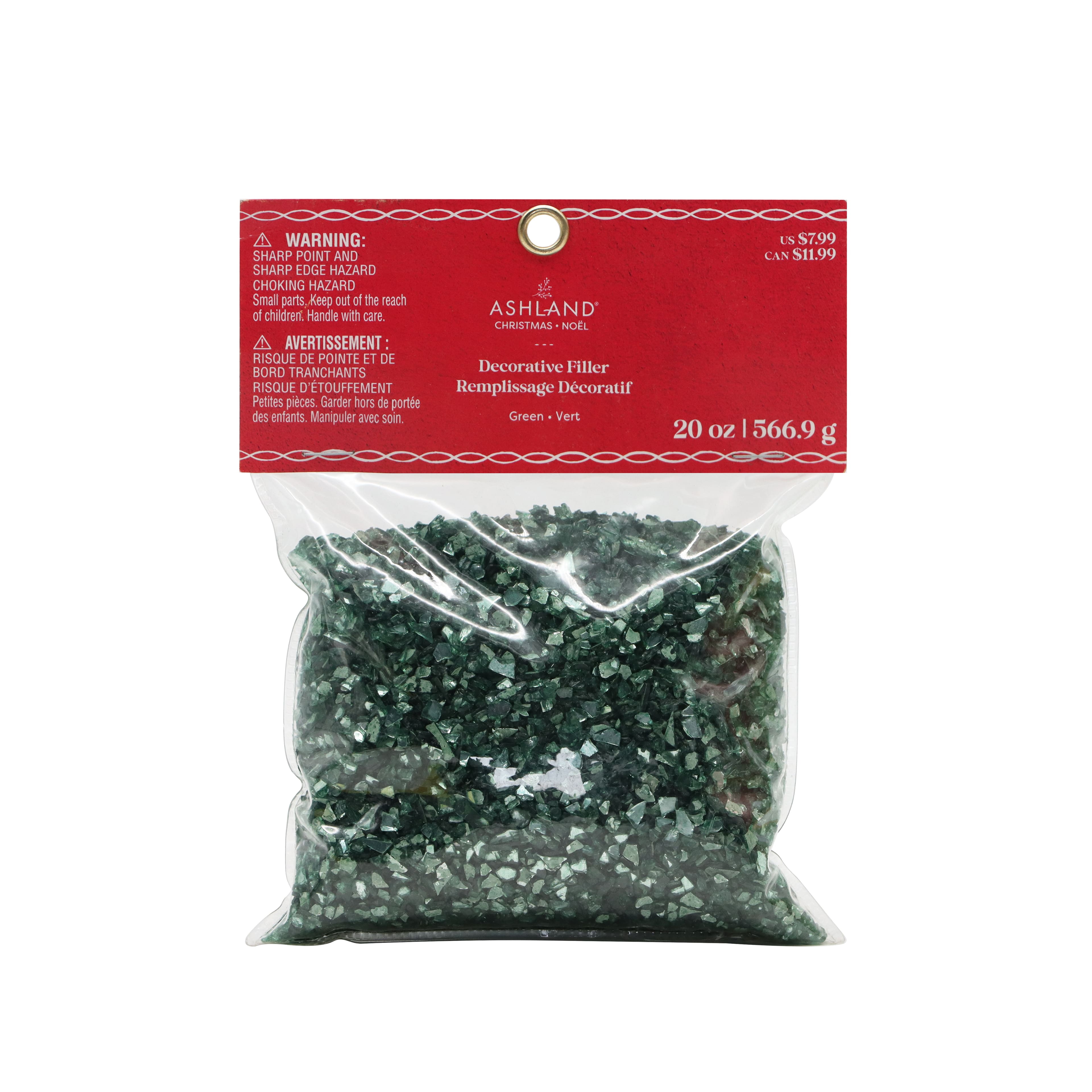 20oz. Dark Green Crushed Glass Decorative Filler by Ashland&#xAE;