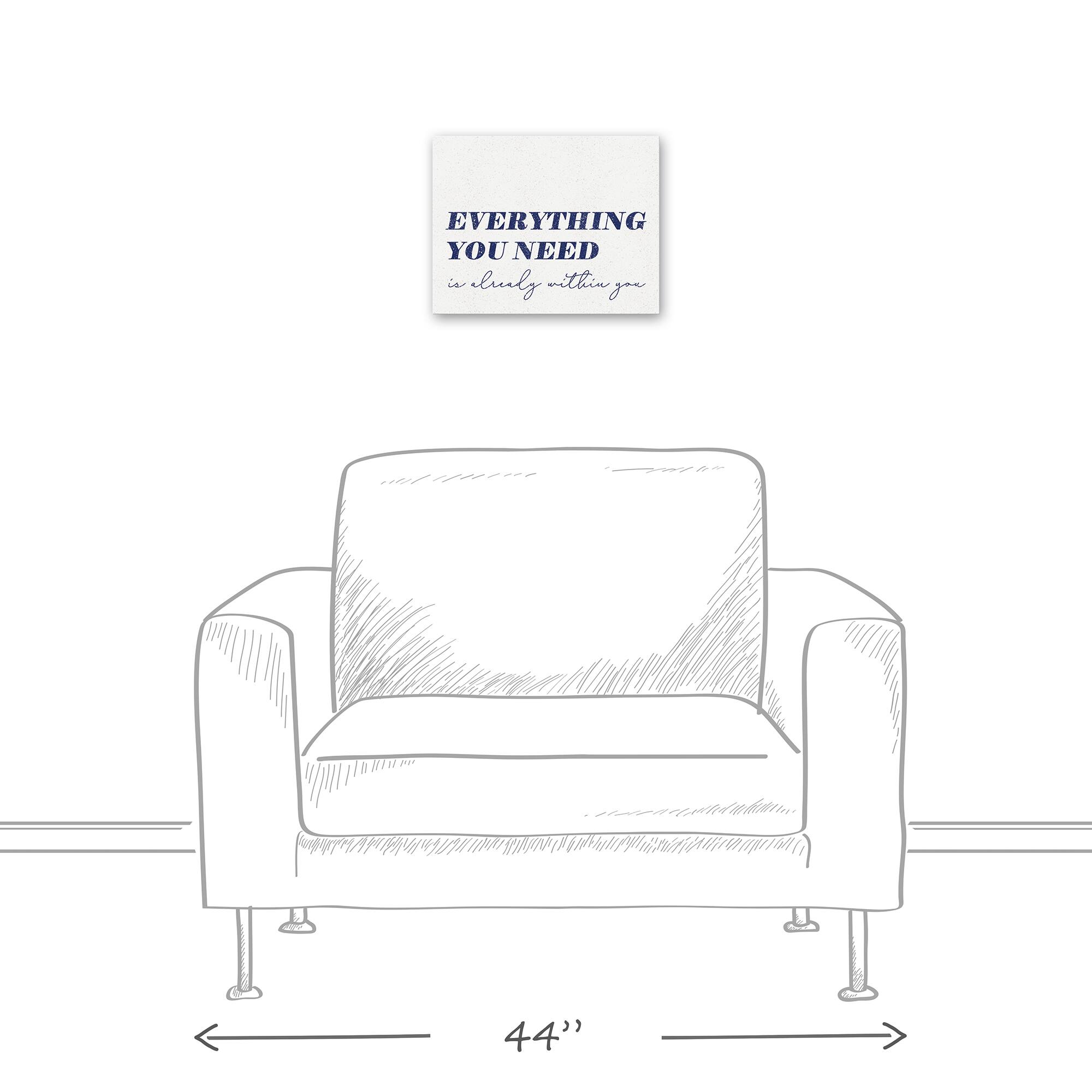 Everything You Need 14" x 11" Canvas Wall Art